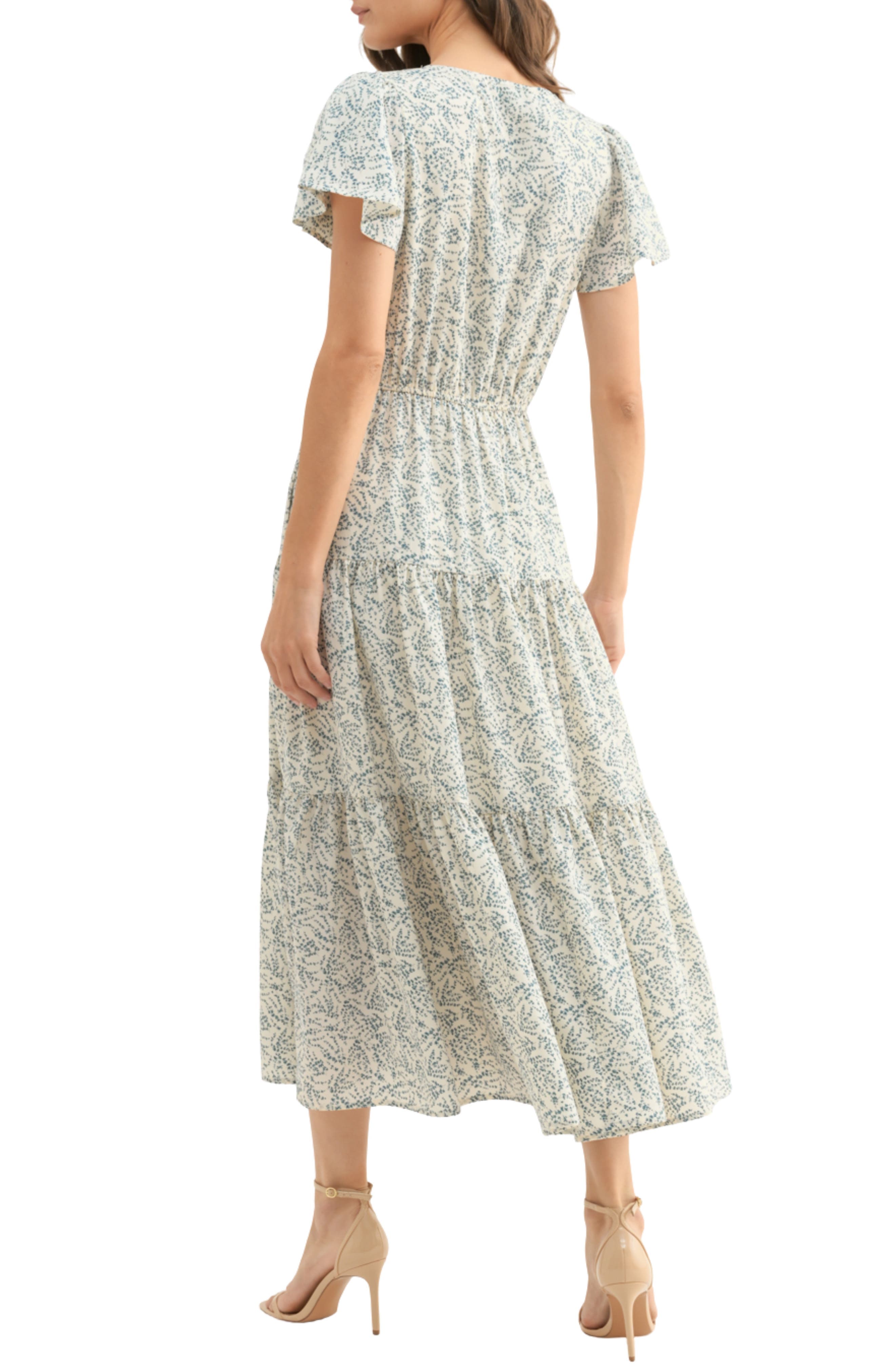 Tulip Sleeve Midi Dress - image 2