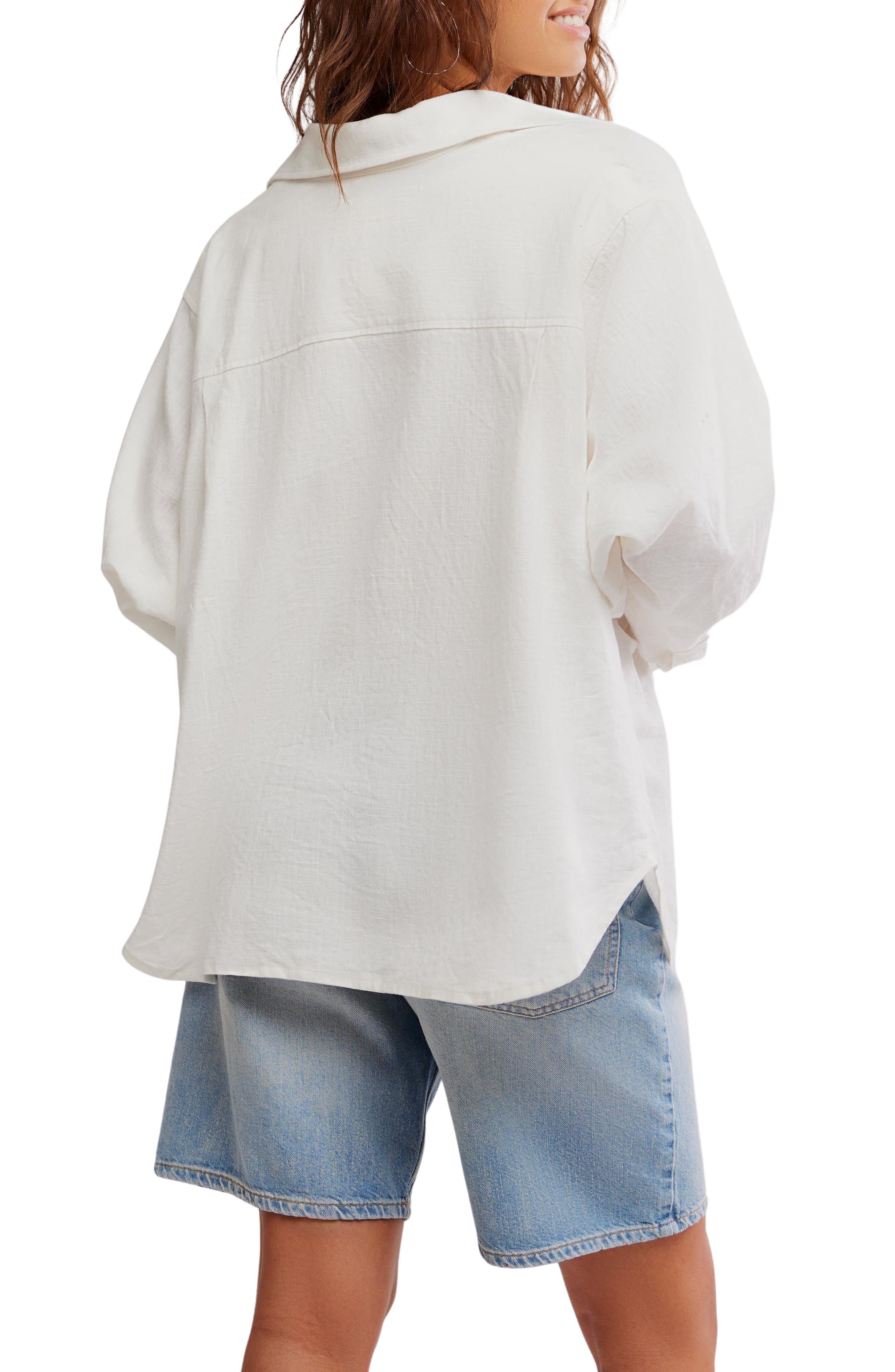 Sabine Cotton Button-Up Shirt - image 2