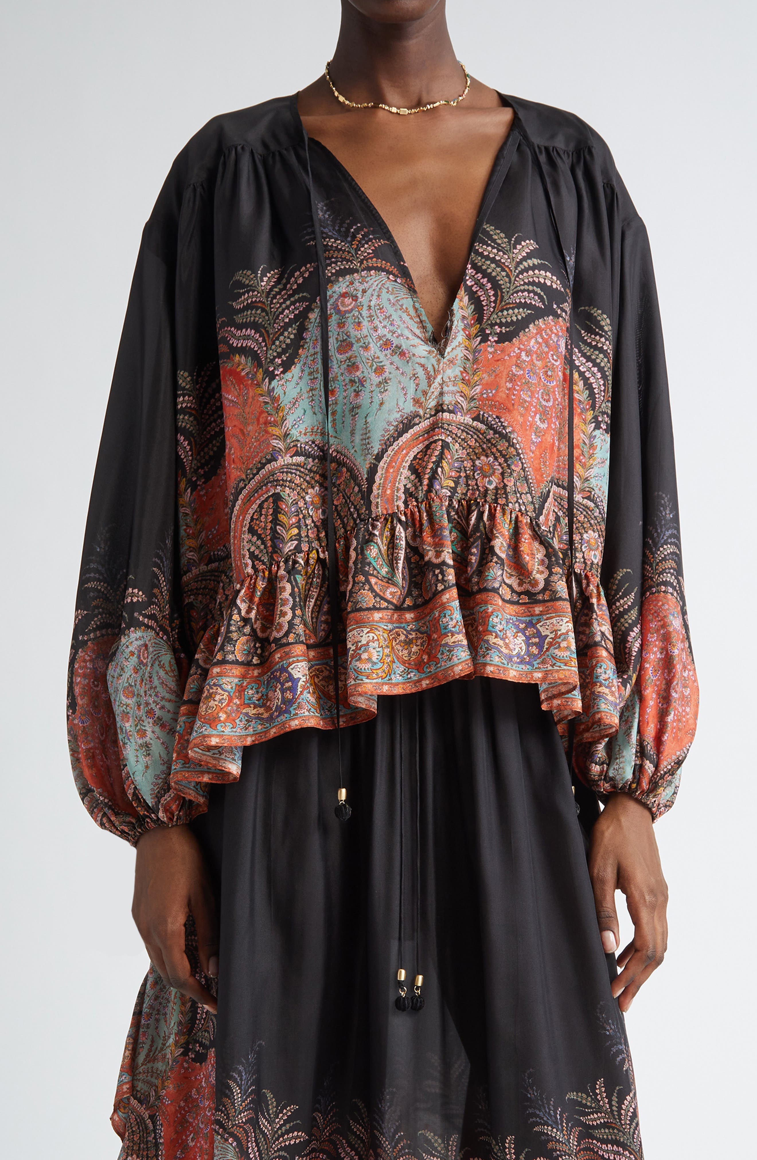 Rhiannon Ruffle Billow Top - image 1