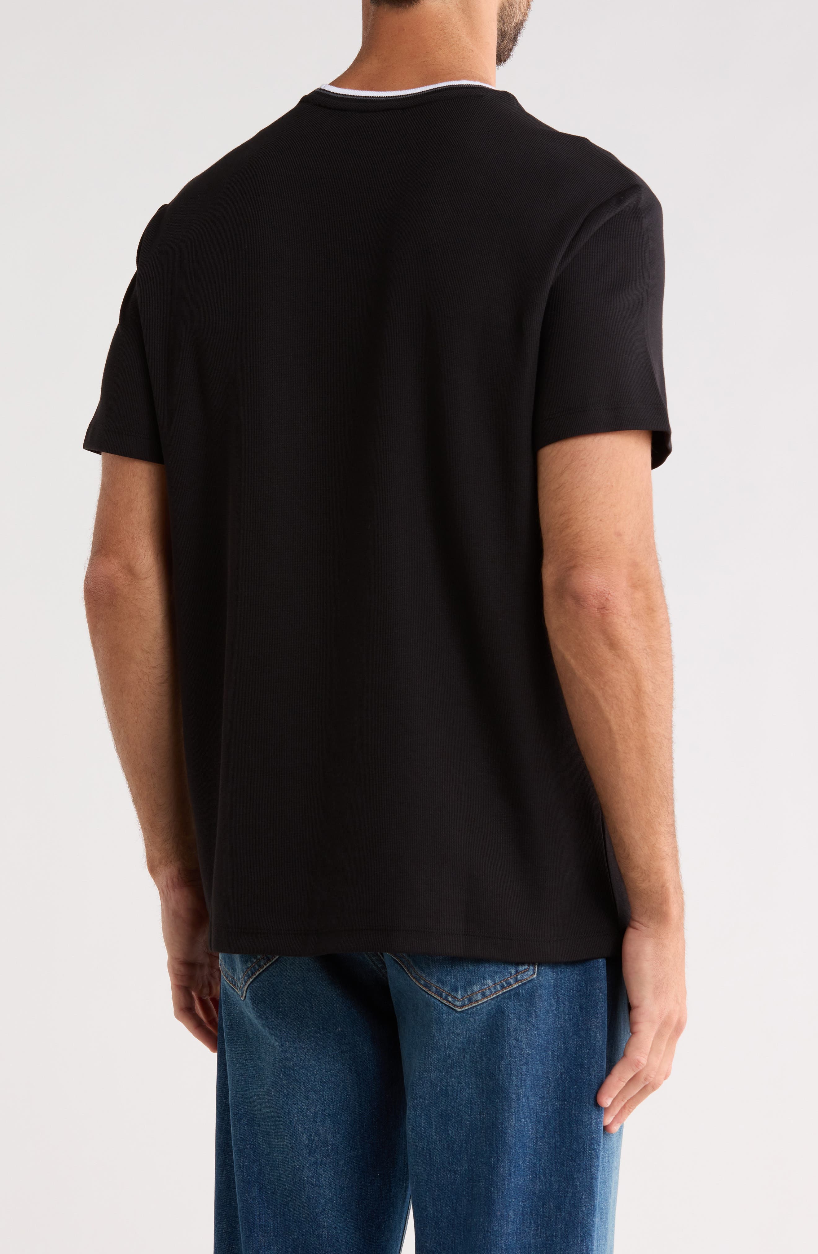 Tipped Microwaffle T-Shirt - image 2