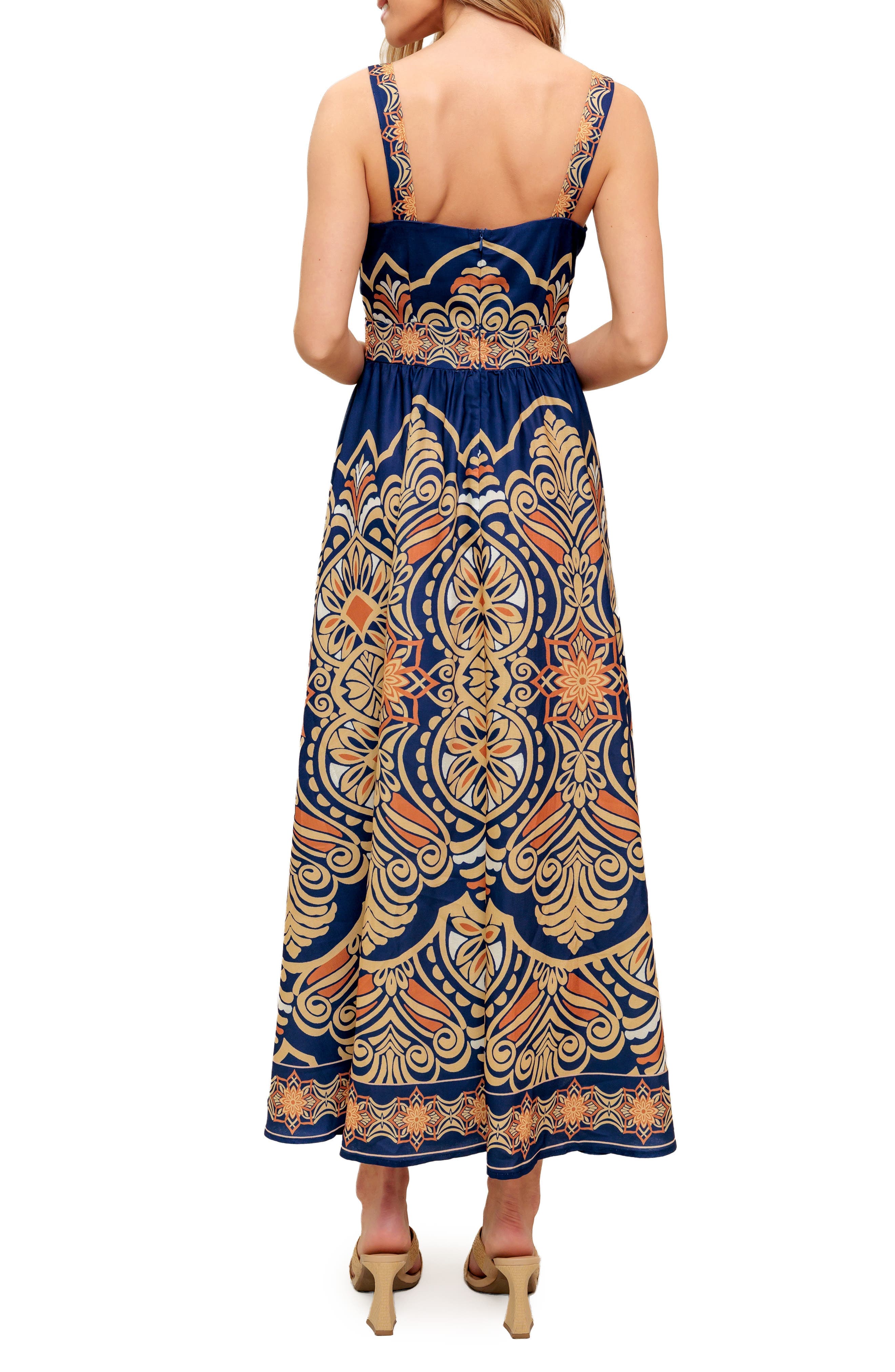 Square Neck Midi Dress - image 2