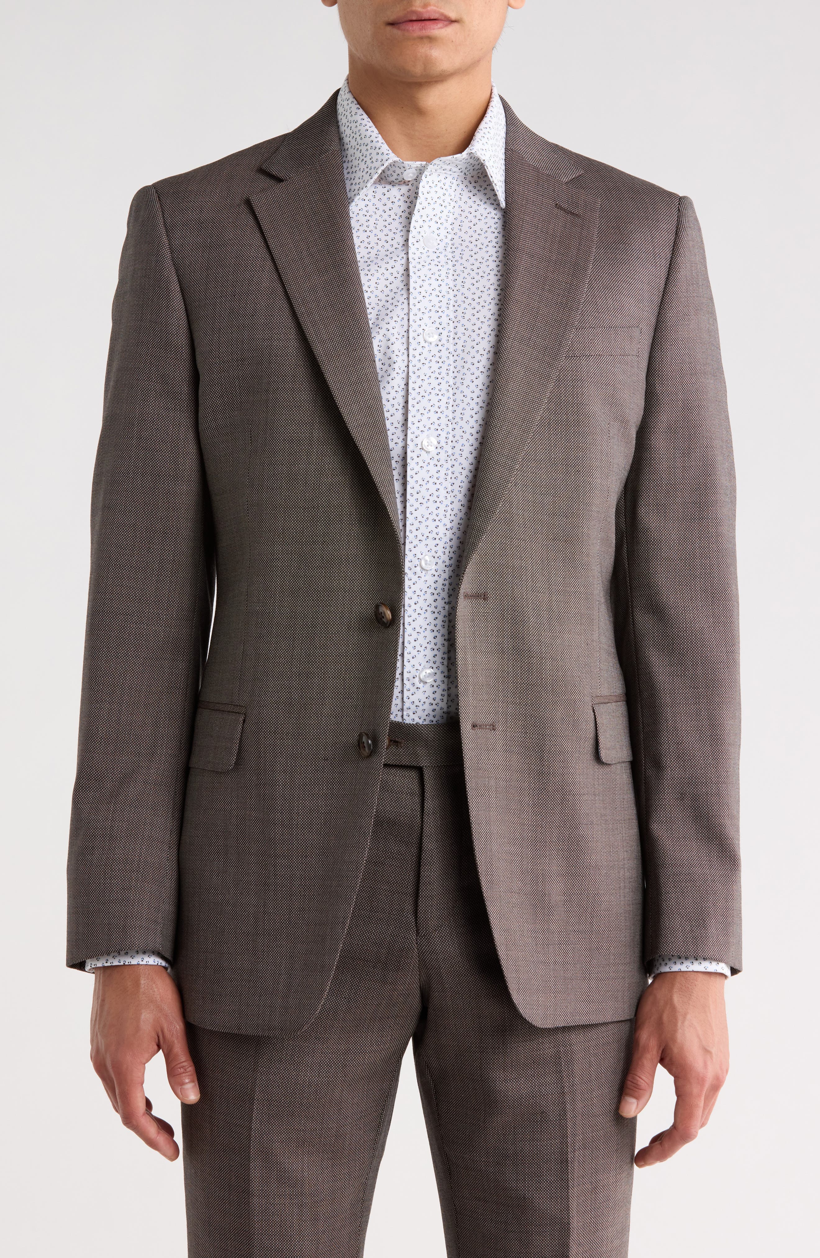 Wool Blend Two-Button Sport Coat - image 1