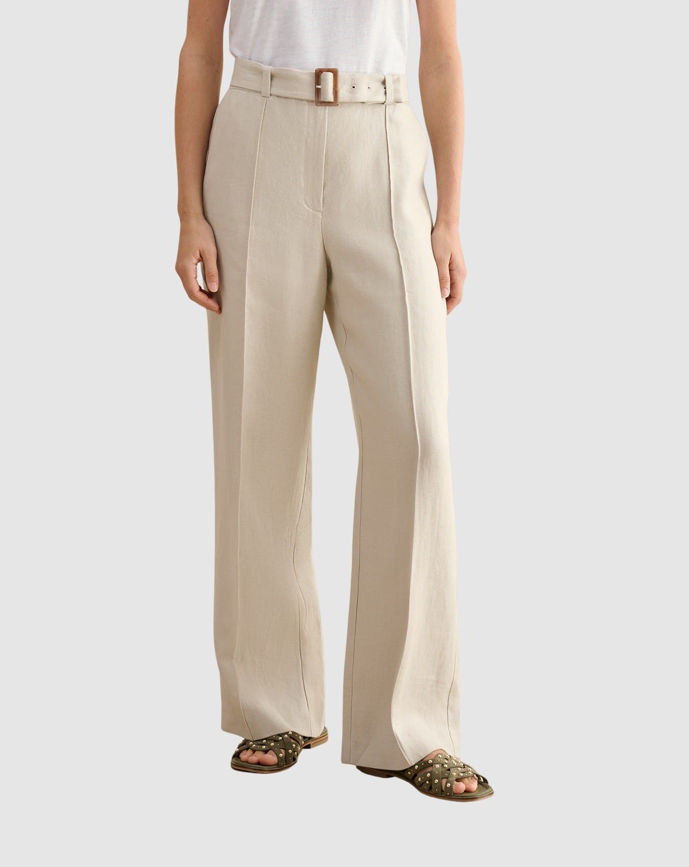 Zainah High Waisted Wide Leg Trousers - image 1