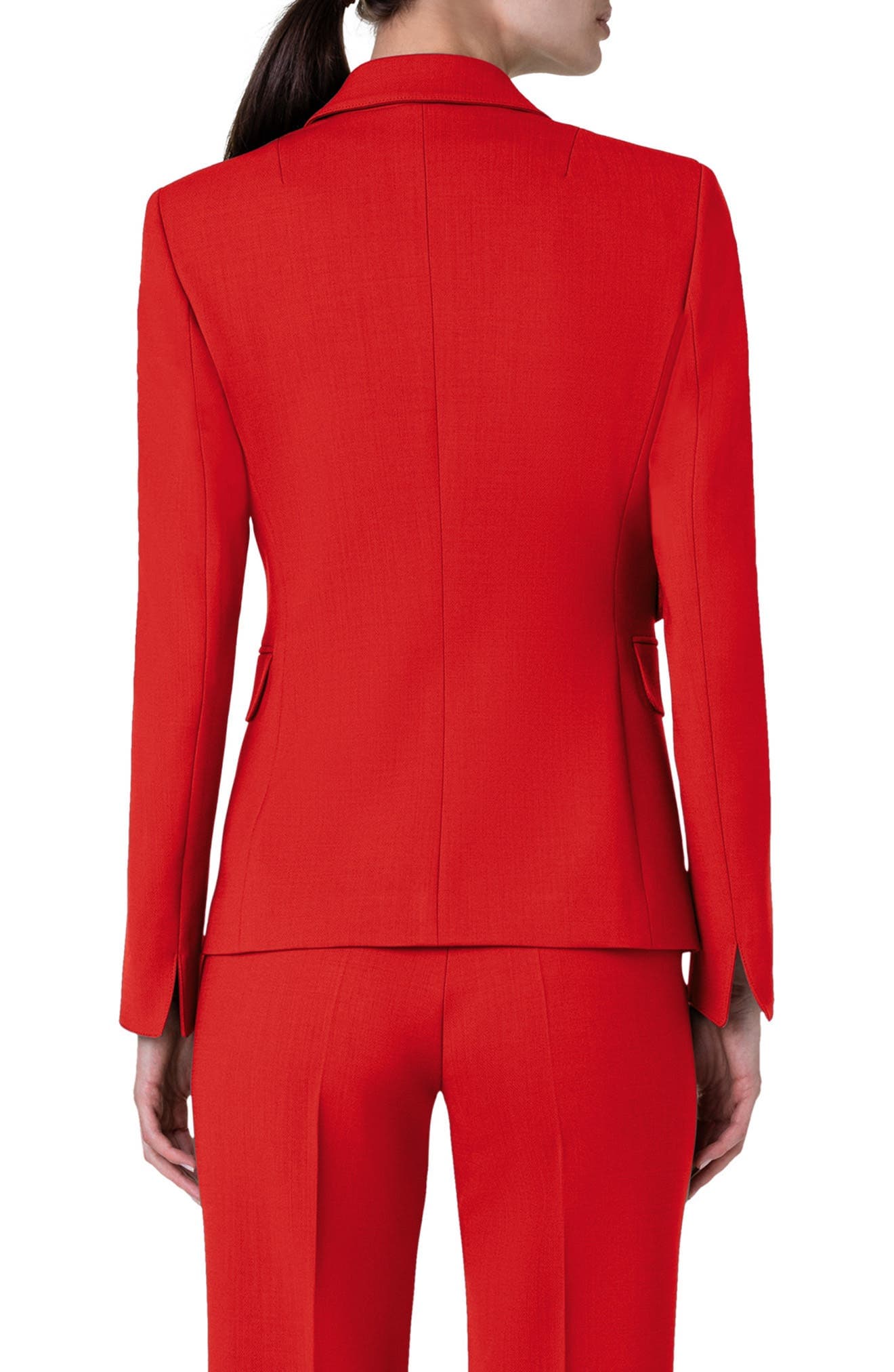 Cool Wool Stretch Crepe Blazer - image 2