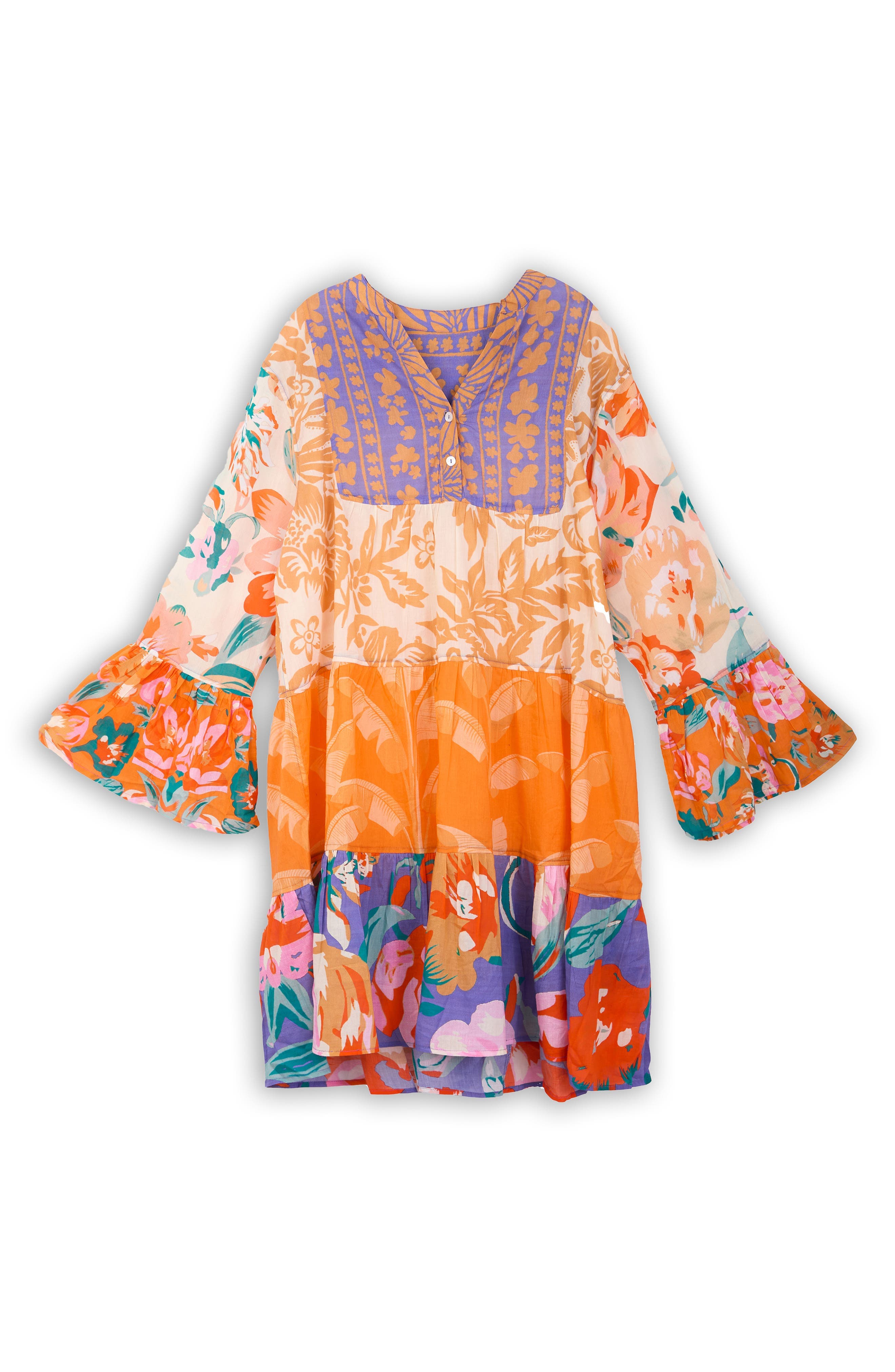 Patchwork Cotton Tunic - image 2