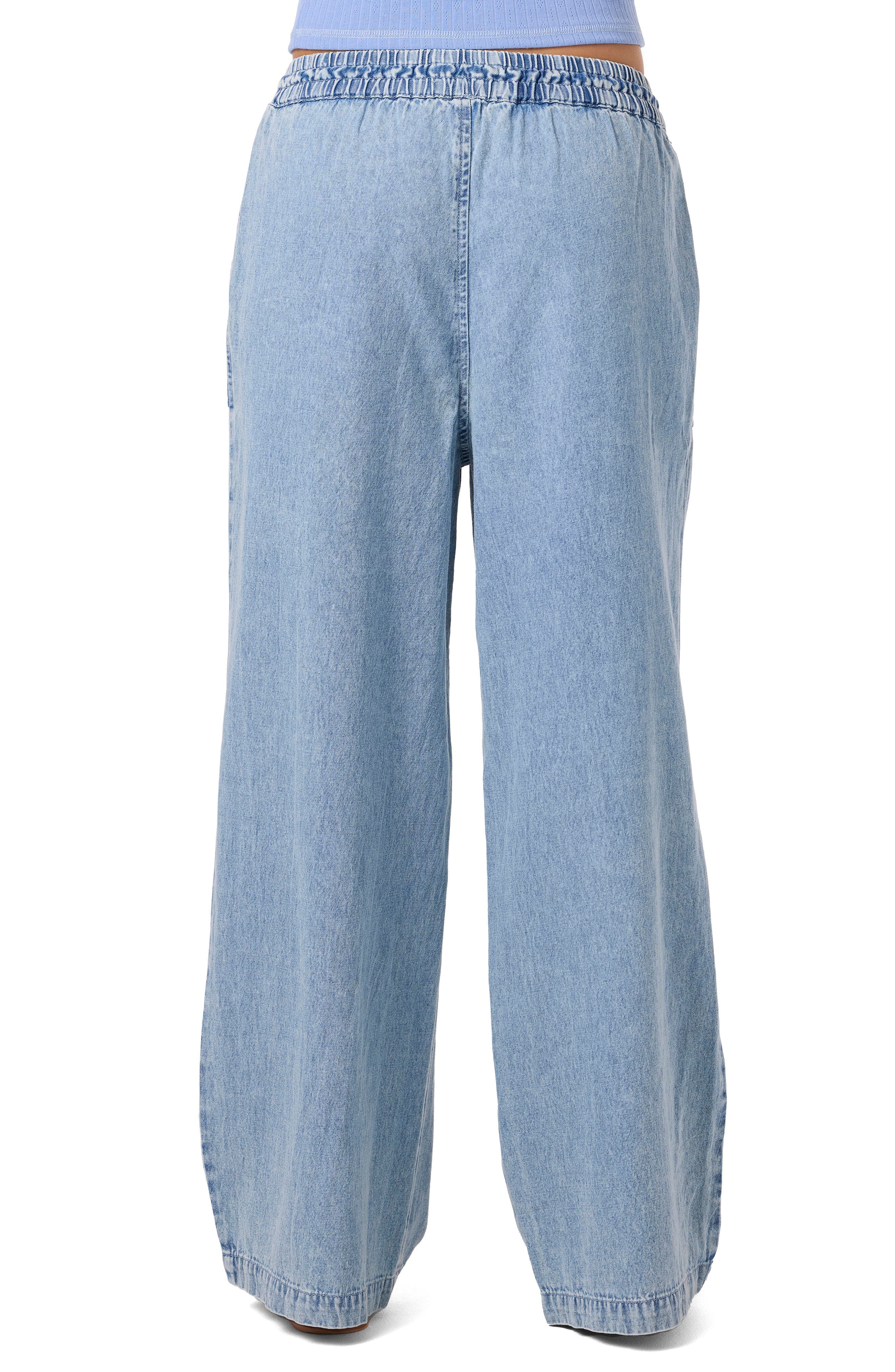 Sevie Drawstring Denim Pants - image 2