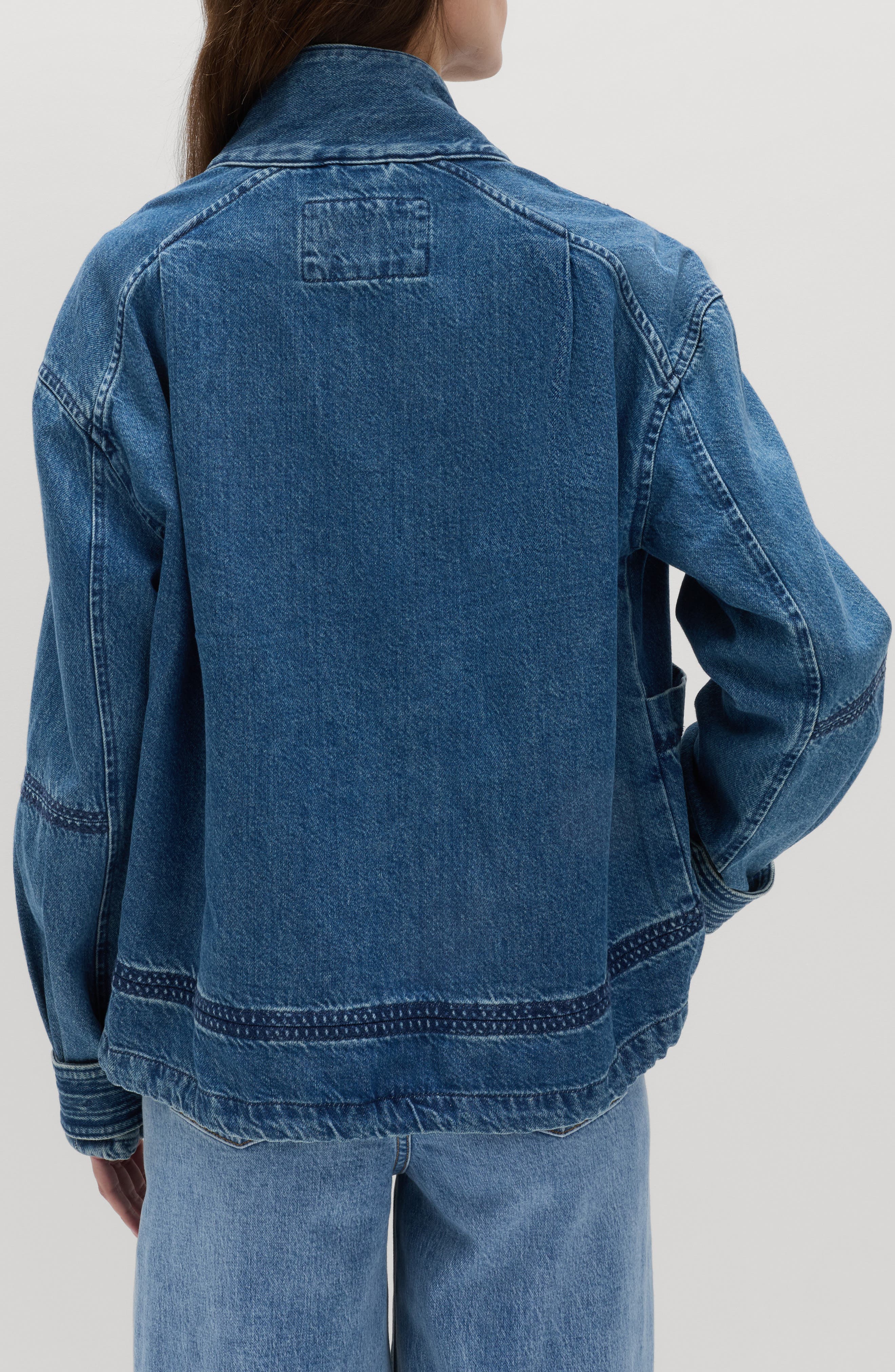 Denim Bomber Jacket - image 2