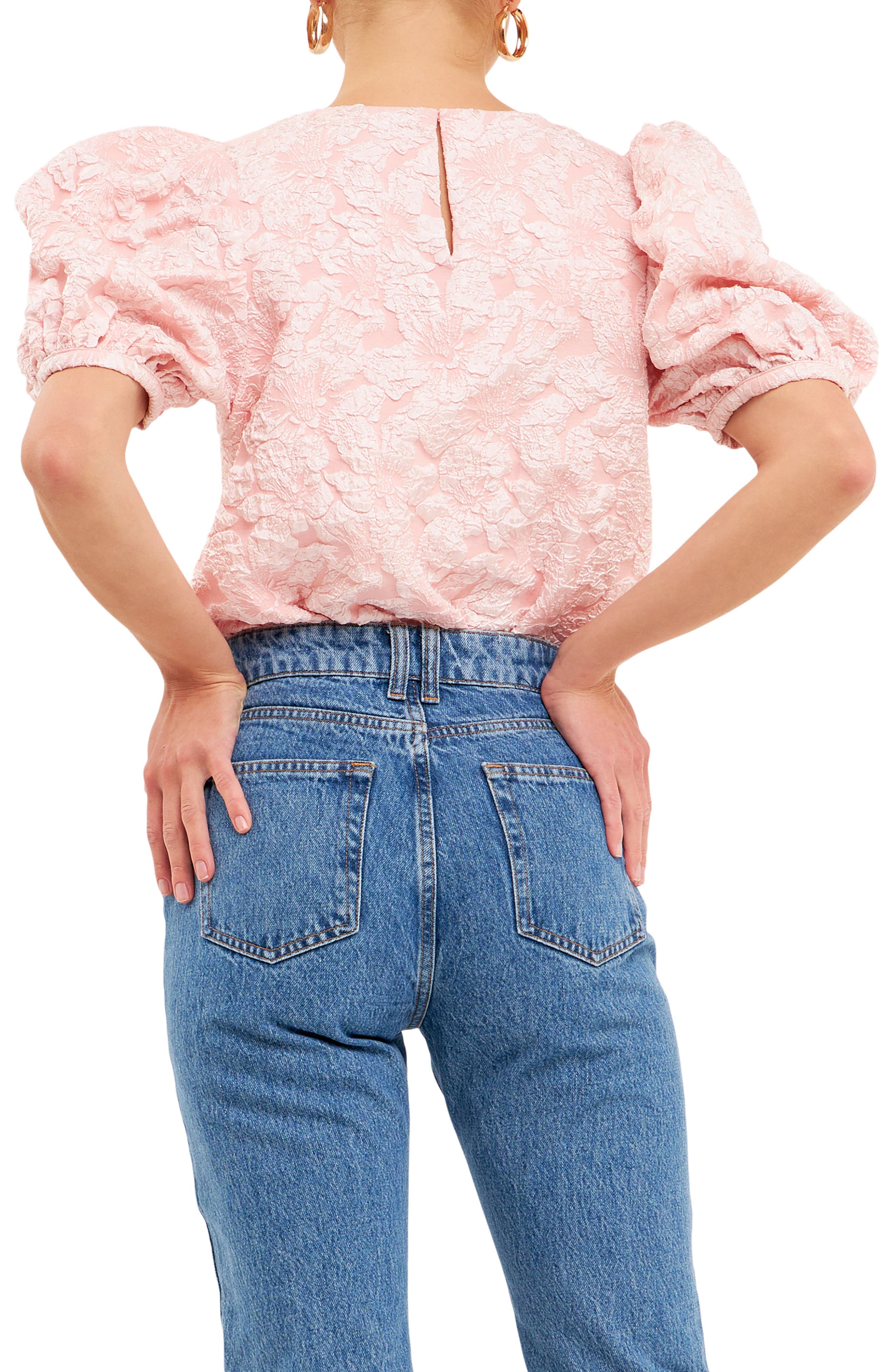 Textured Floral Blouse - image 2
