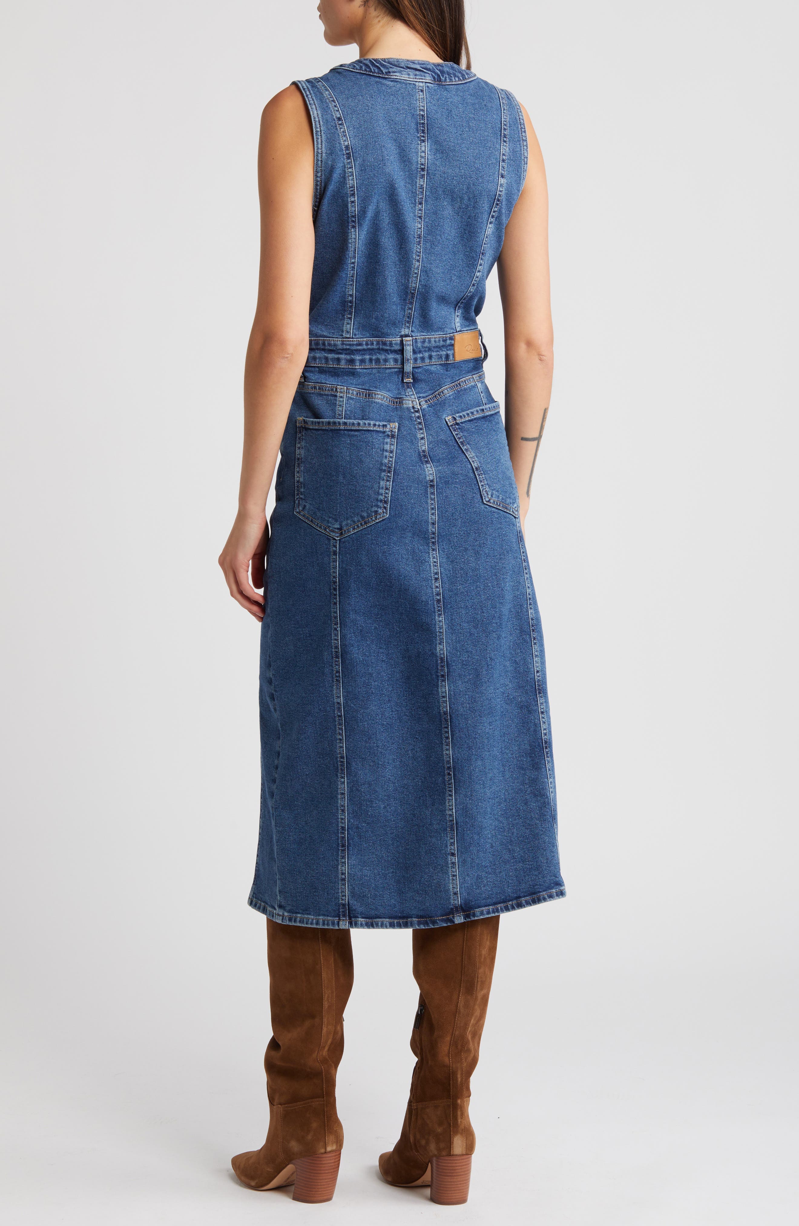 Westwood Sleeveless Denim Dress - image 2