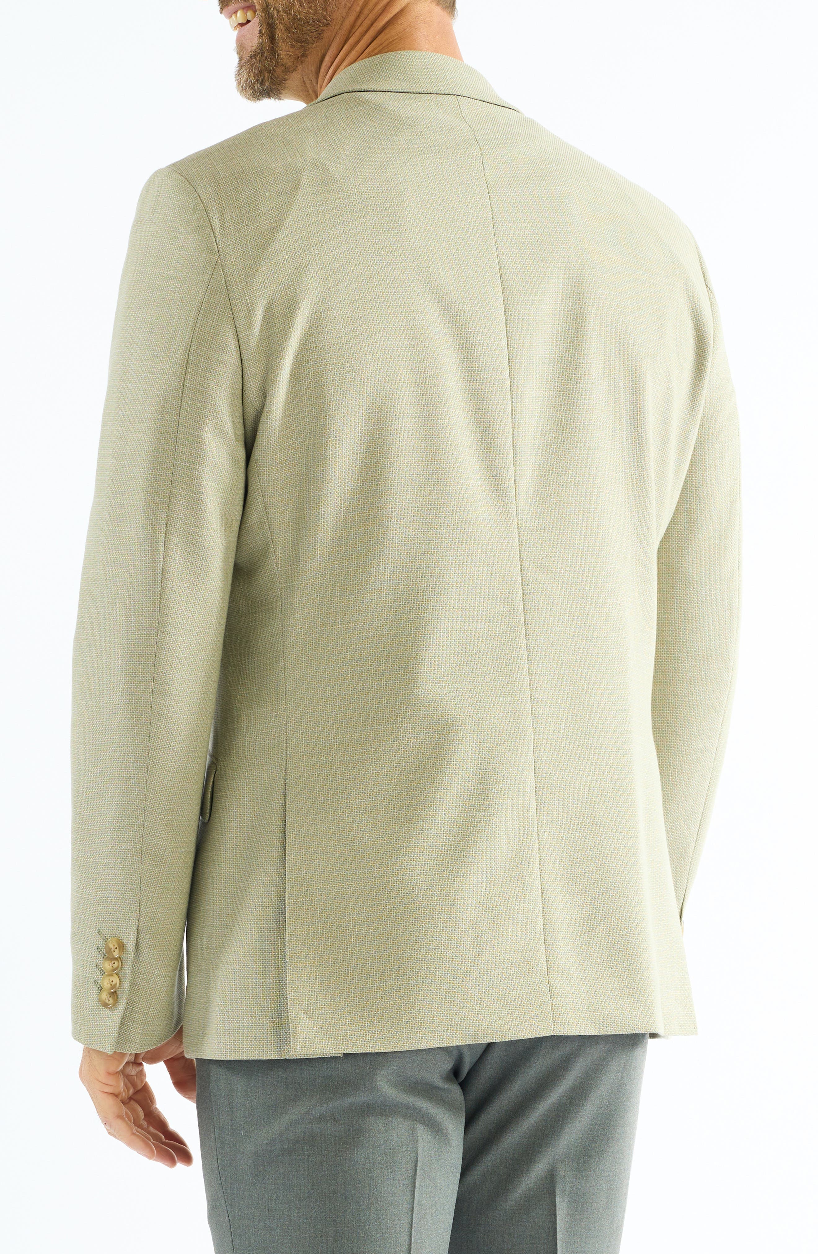 Moss Leno Weave Check Sport Coat - image 2