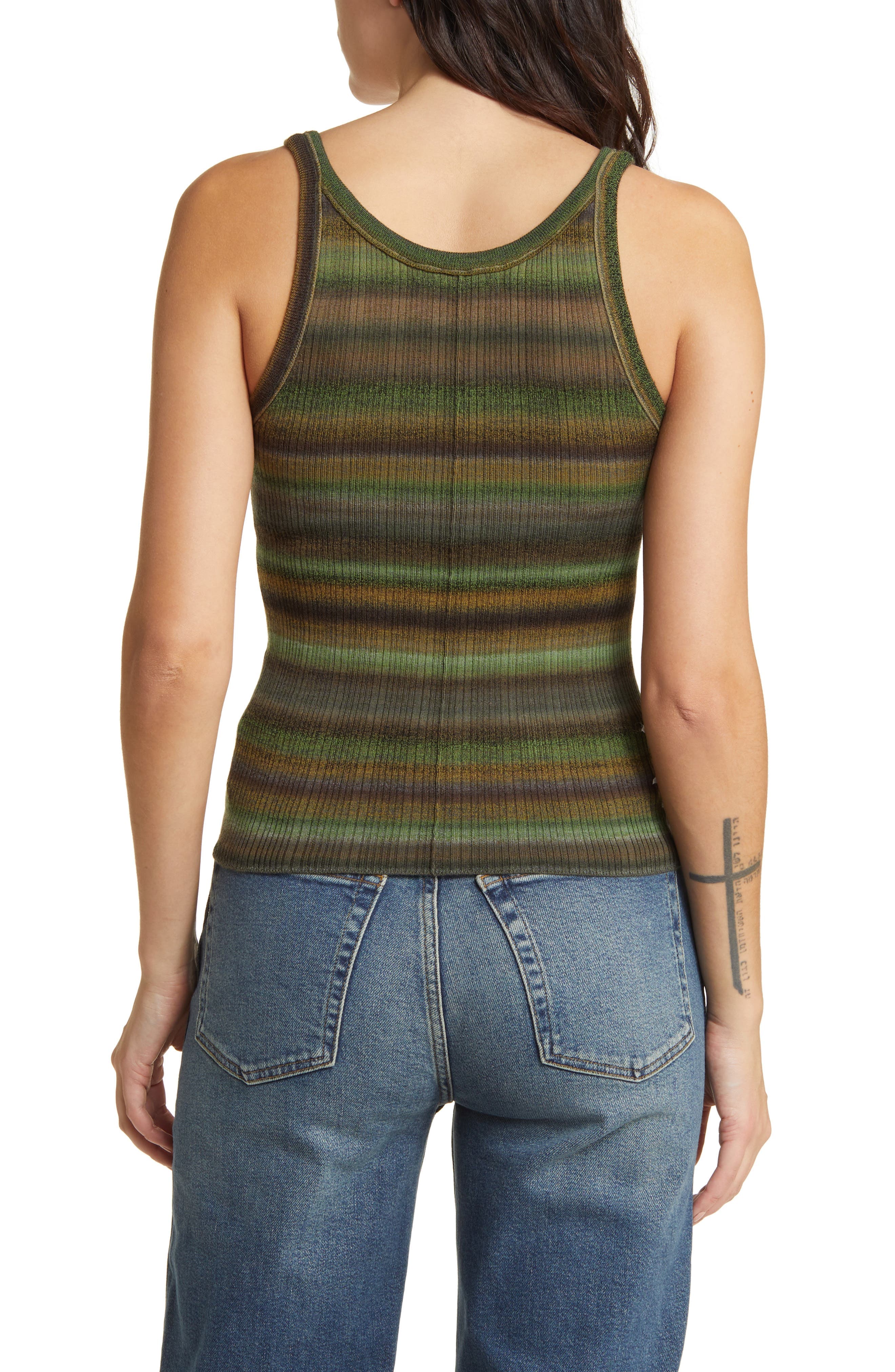 Rib Wool Tank Top - image 2