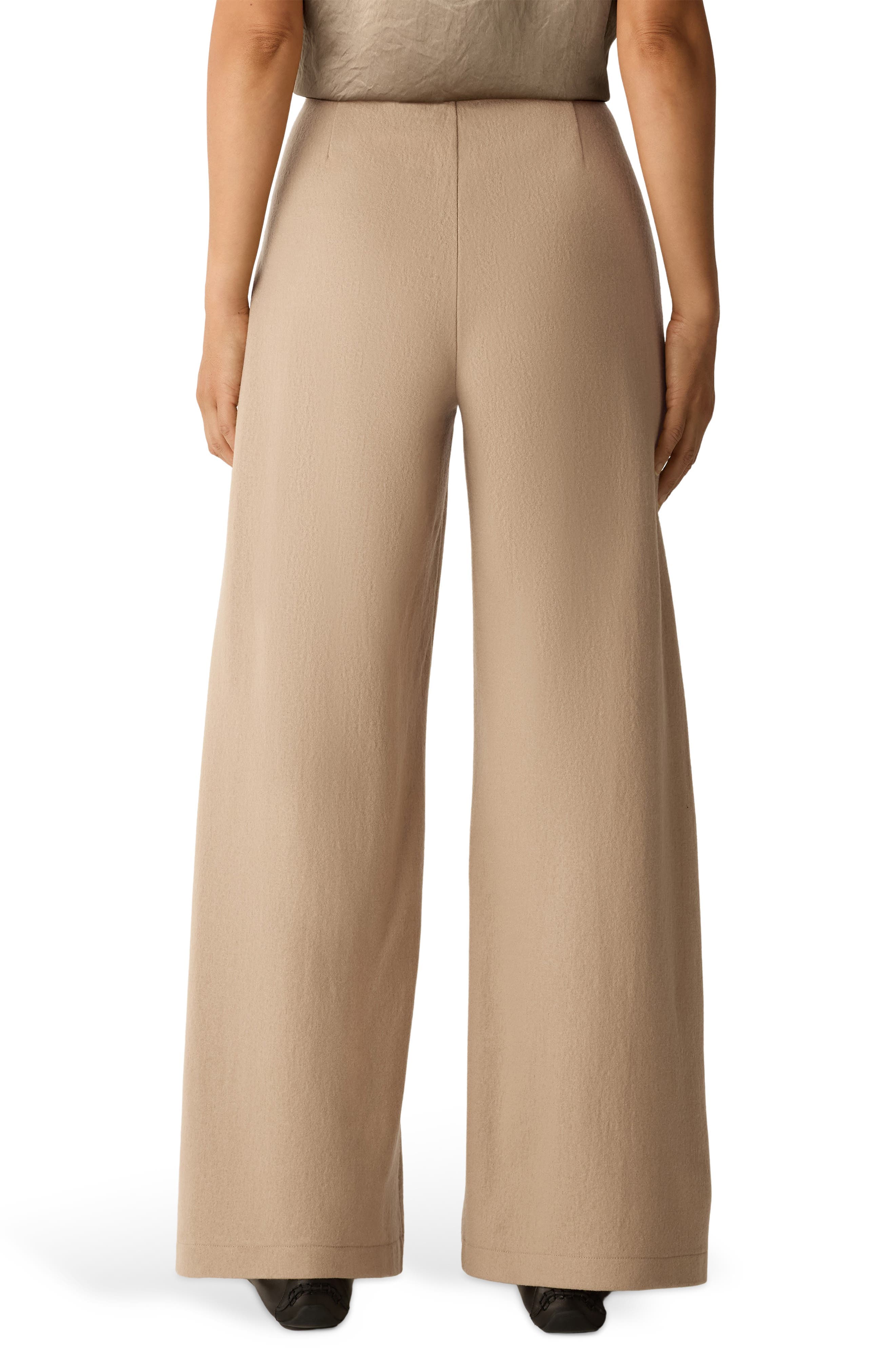 Wool Wide Leg Pants - image 4