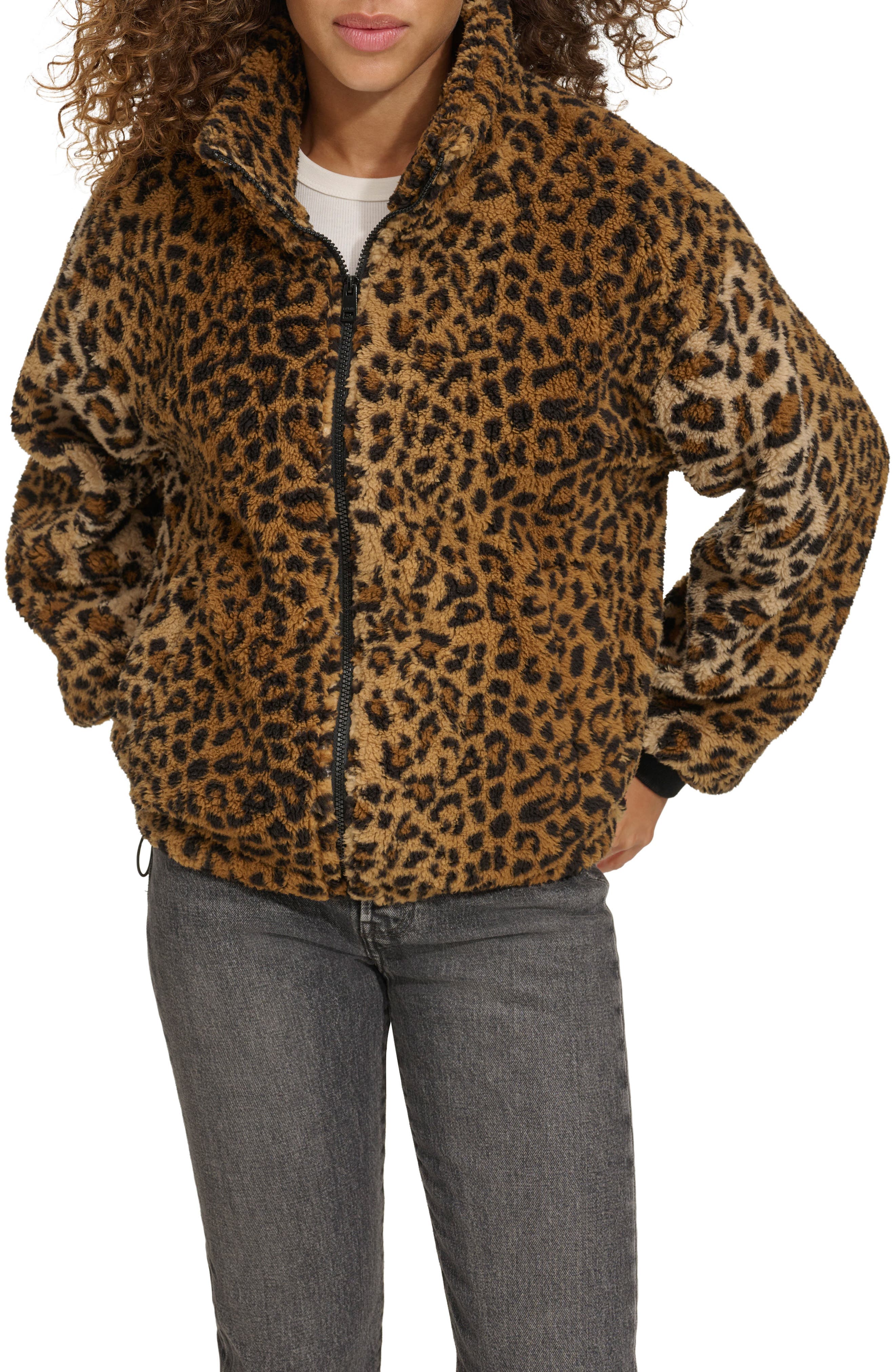 Zip Front Teddy Jacket - image 1