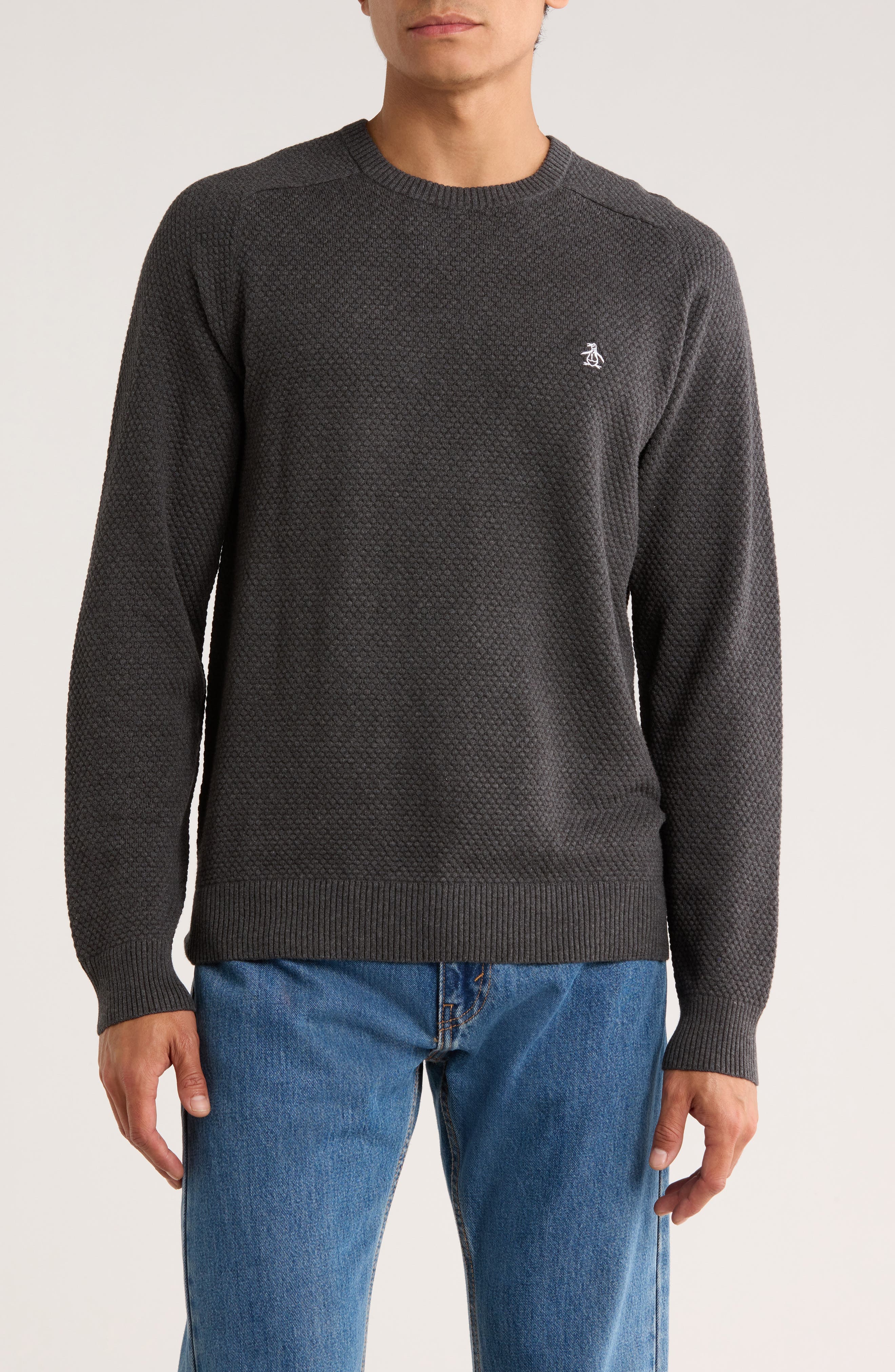 Bubble Stitch Crewneck Sweater - image 3