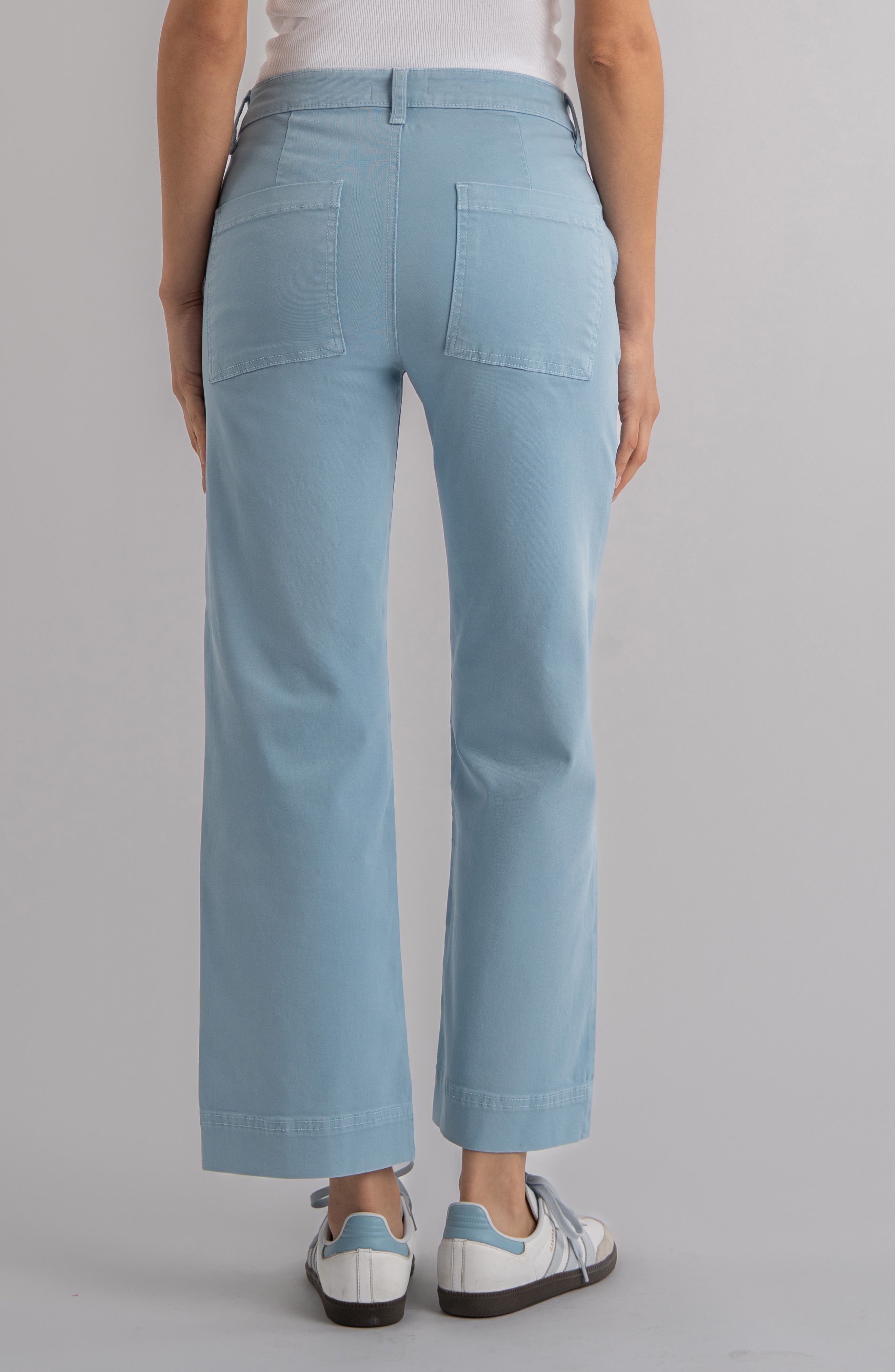High Waist Ankle Wide Leg Utility Pants - image 2