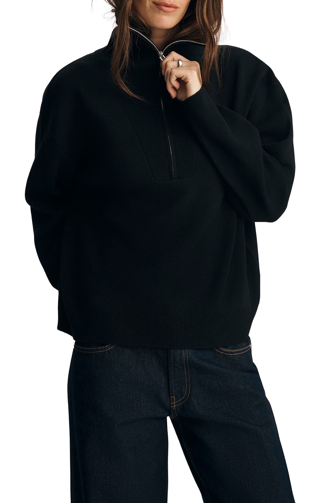 Half Zip Polo Sweater - image 1