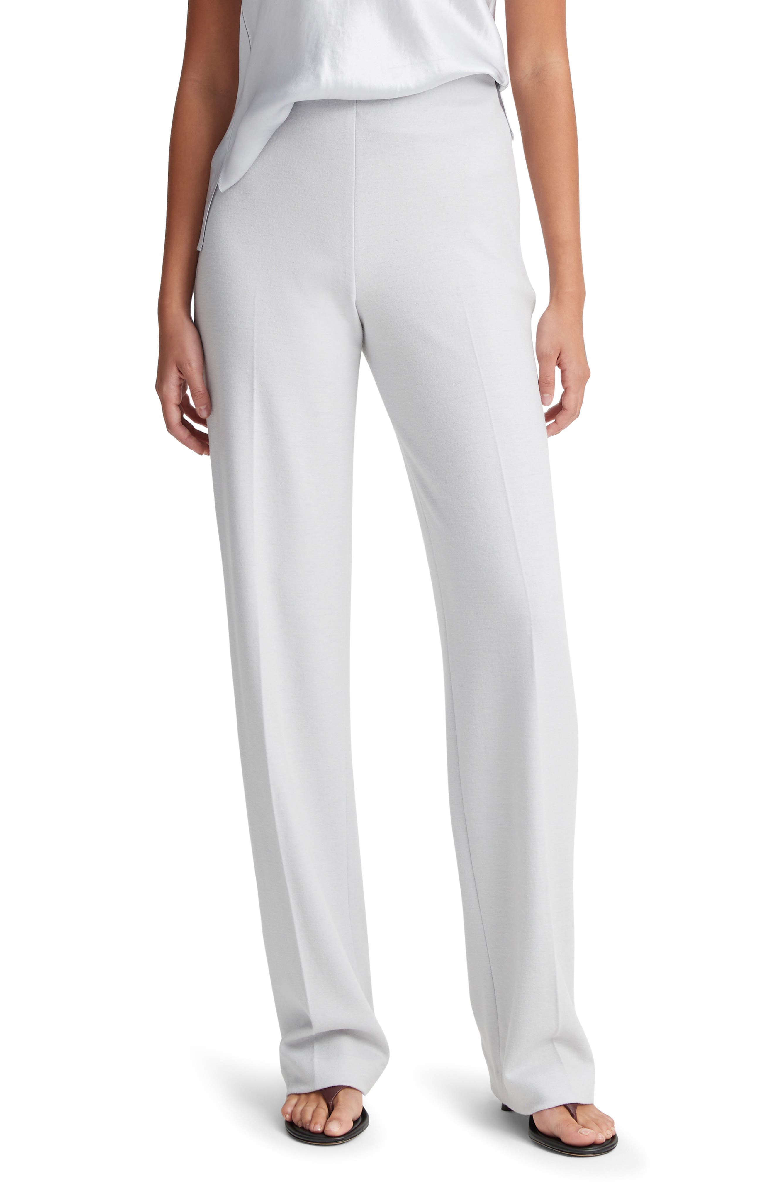 Cozy High Waist Wool Blend Wide Leg Pants - image 1