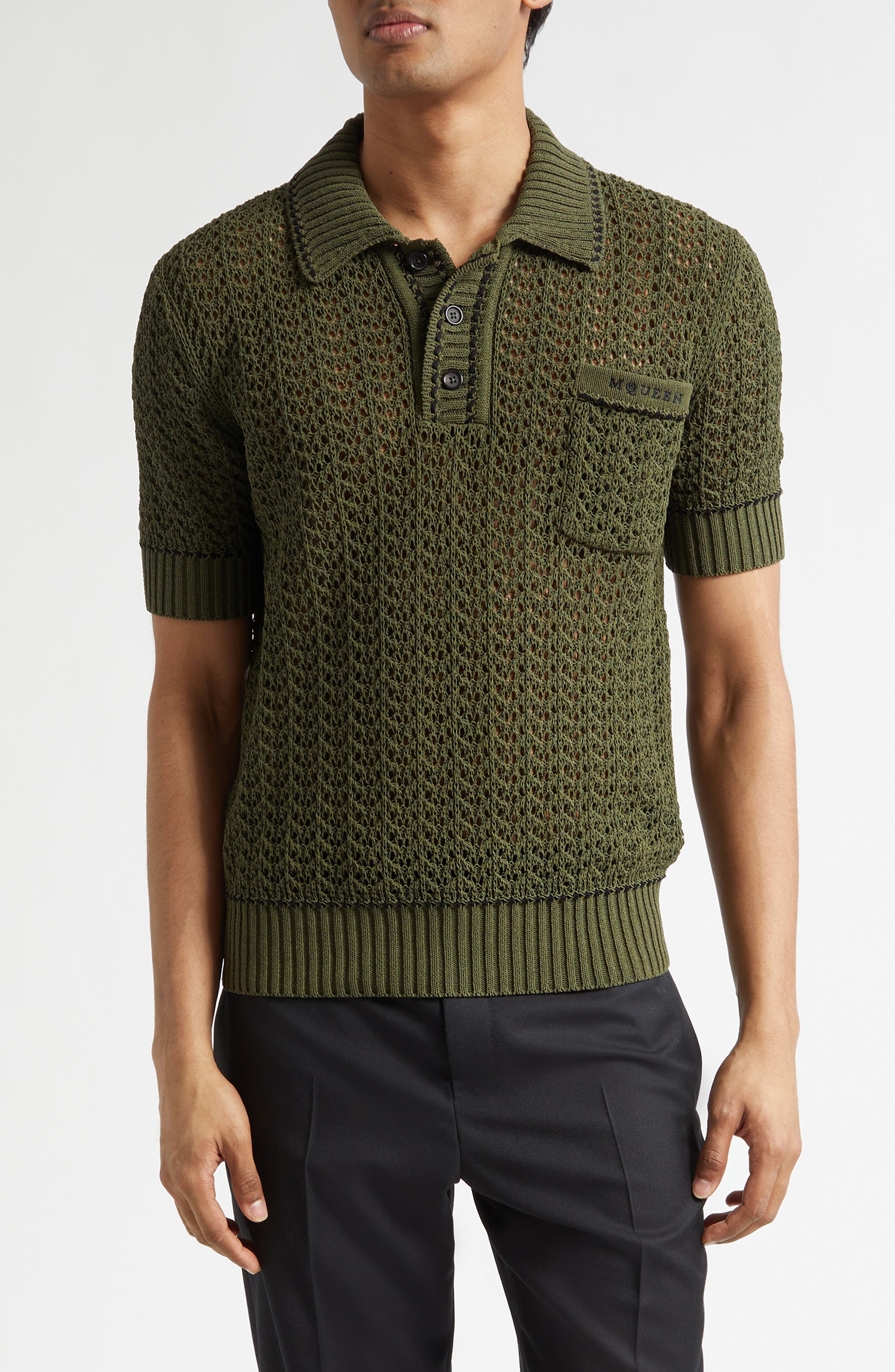 Open Stitch Polo - image 1