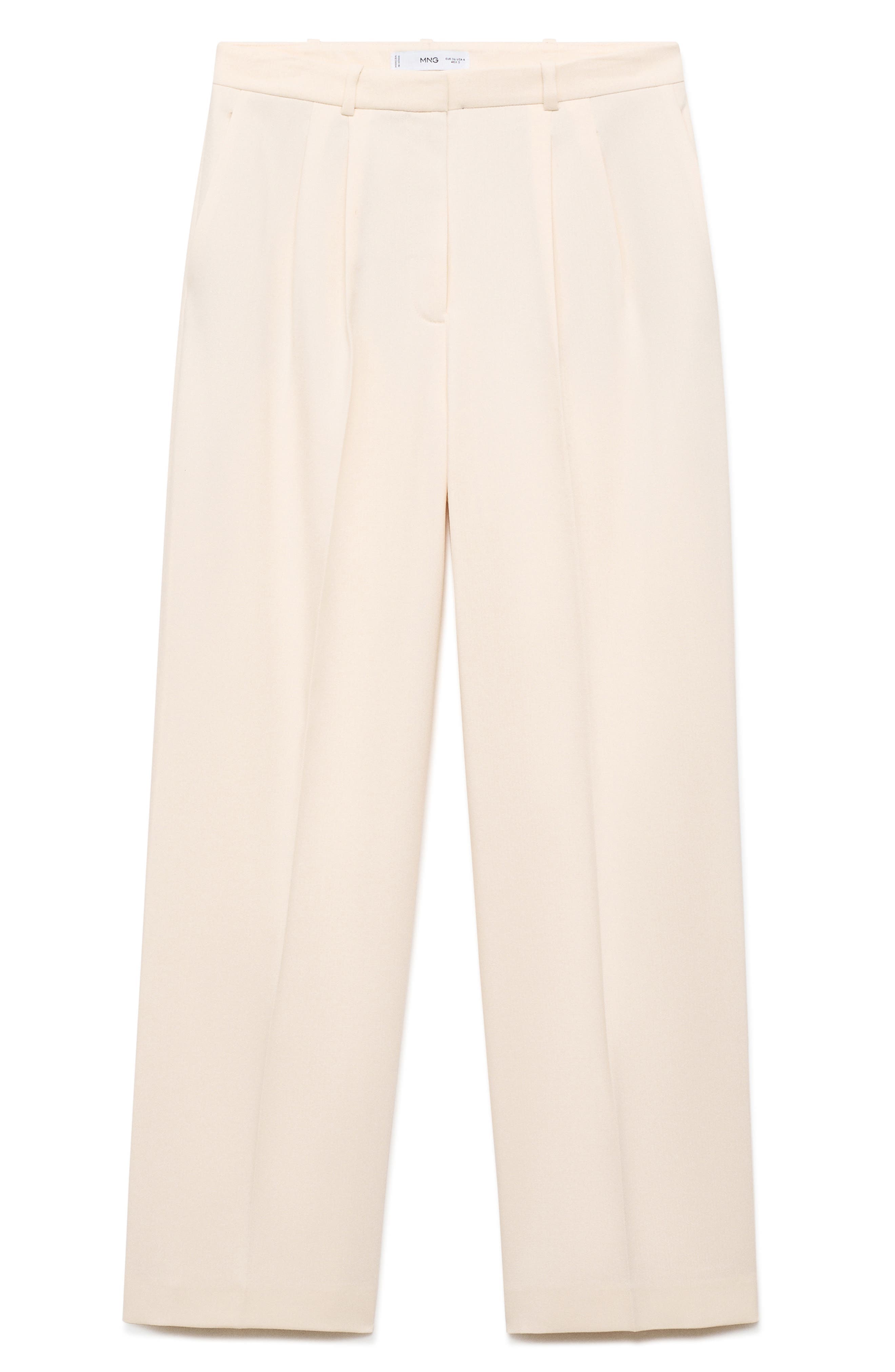 Pleated Straight Leg Pants - image 4