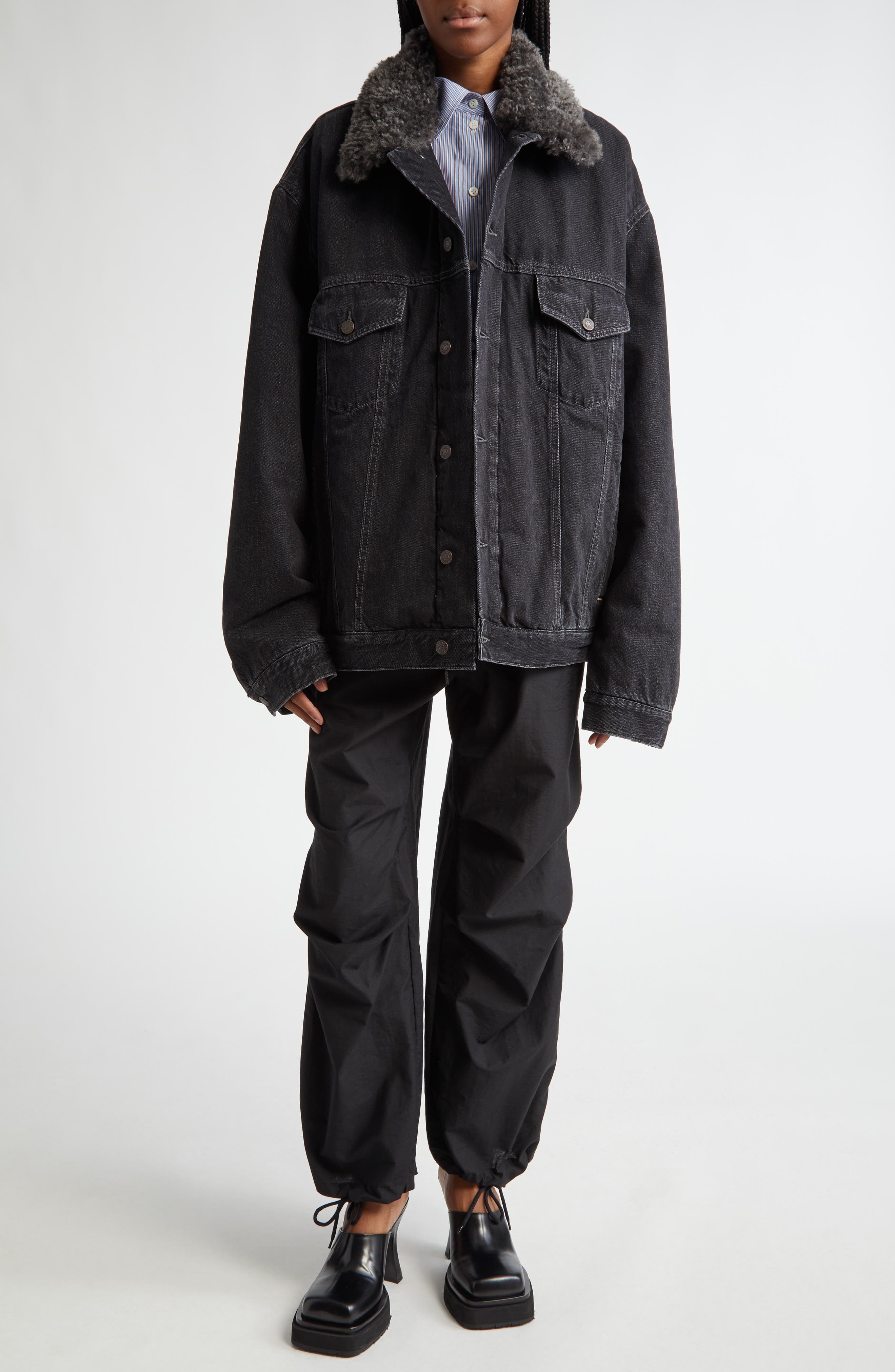 Parla Cotton & Nylon Parachute Pants - image 2