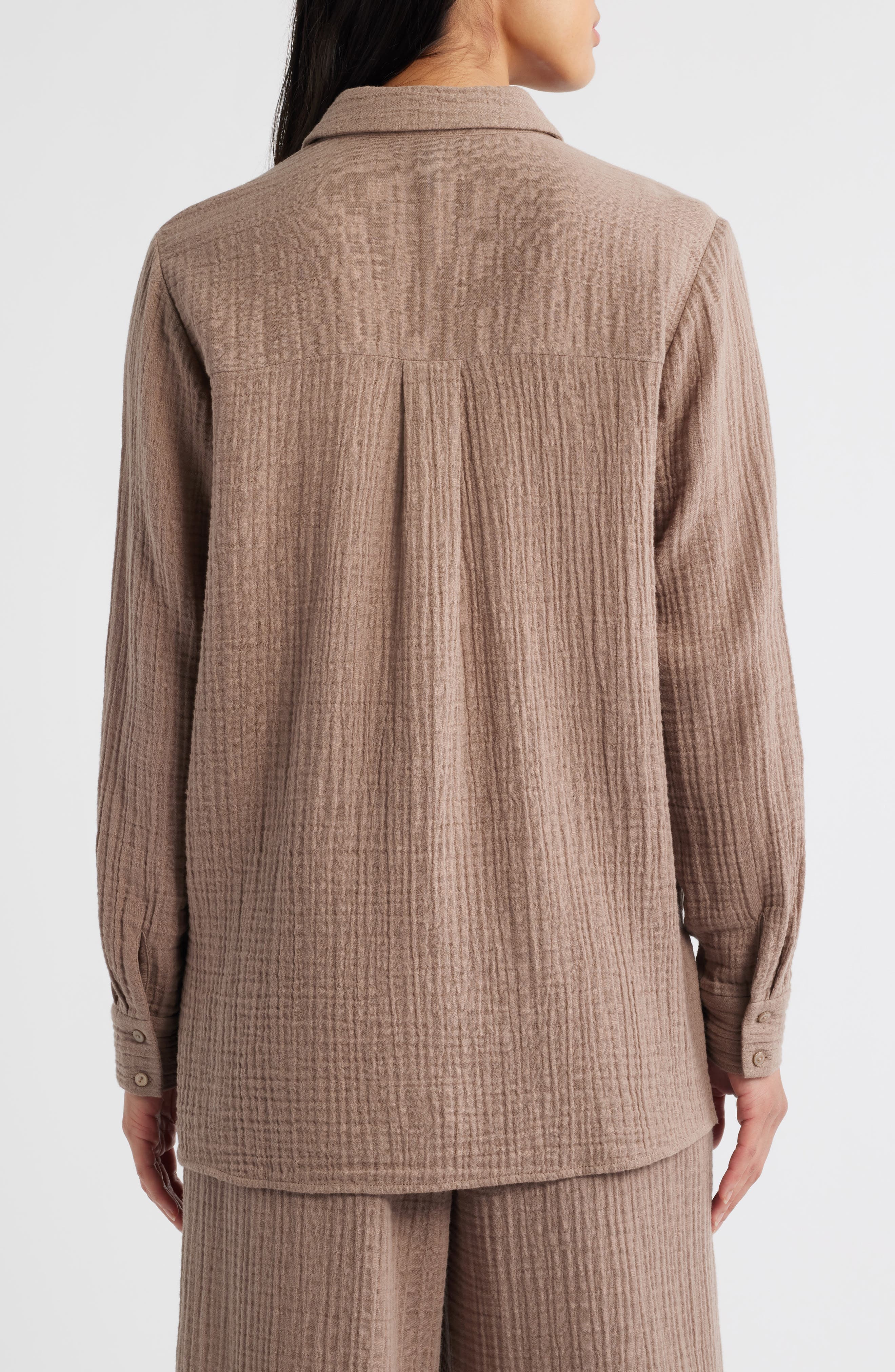 Easy Classic Organic Cotton Button-Up Shirt - image 2