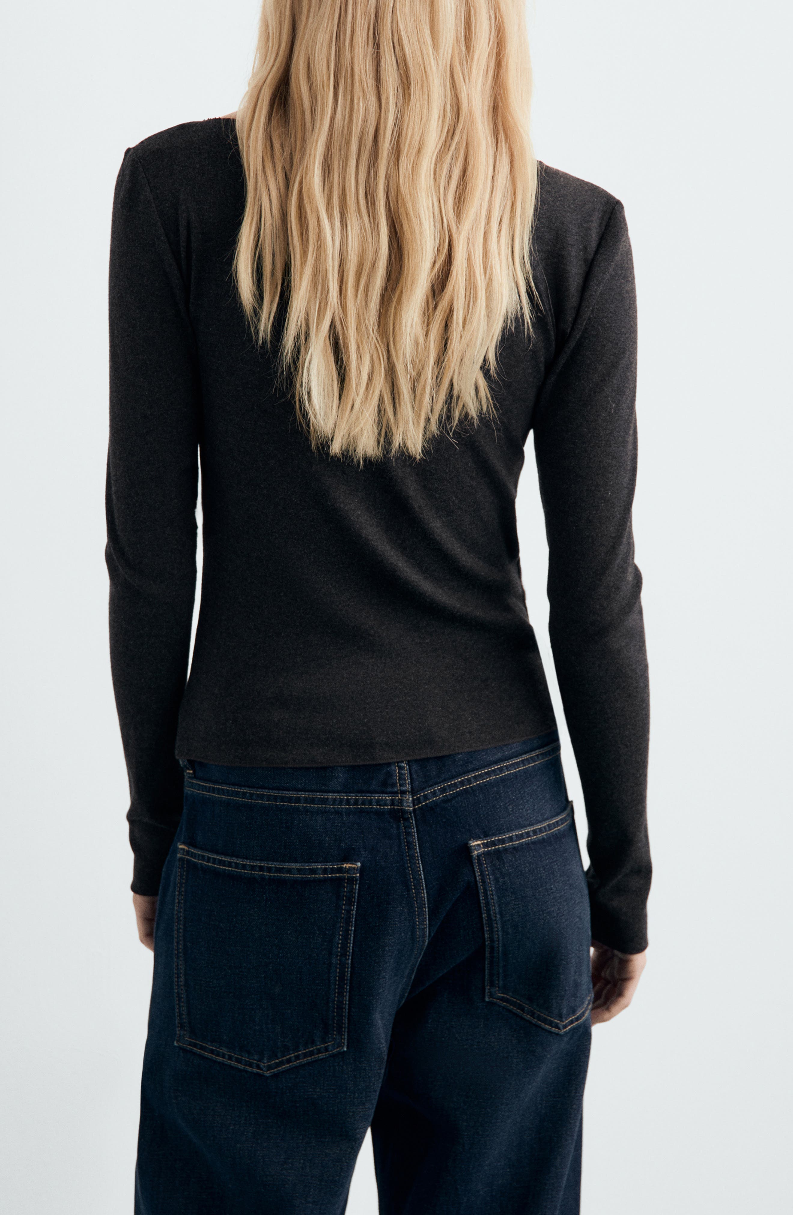 Boat Neck Cardigan - image 2