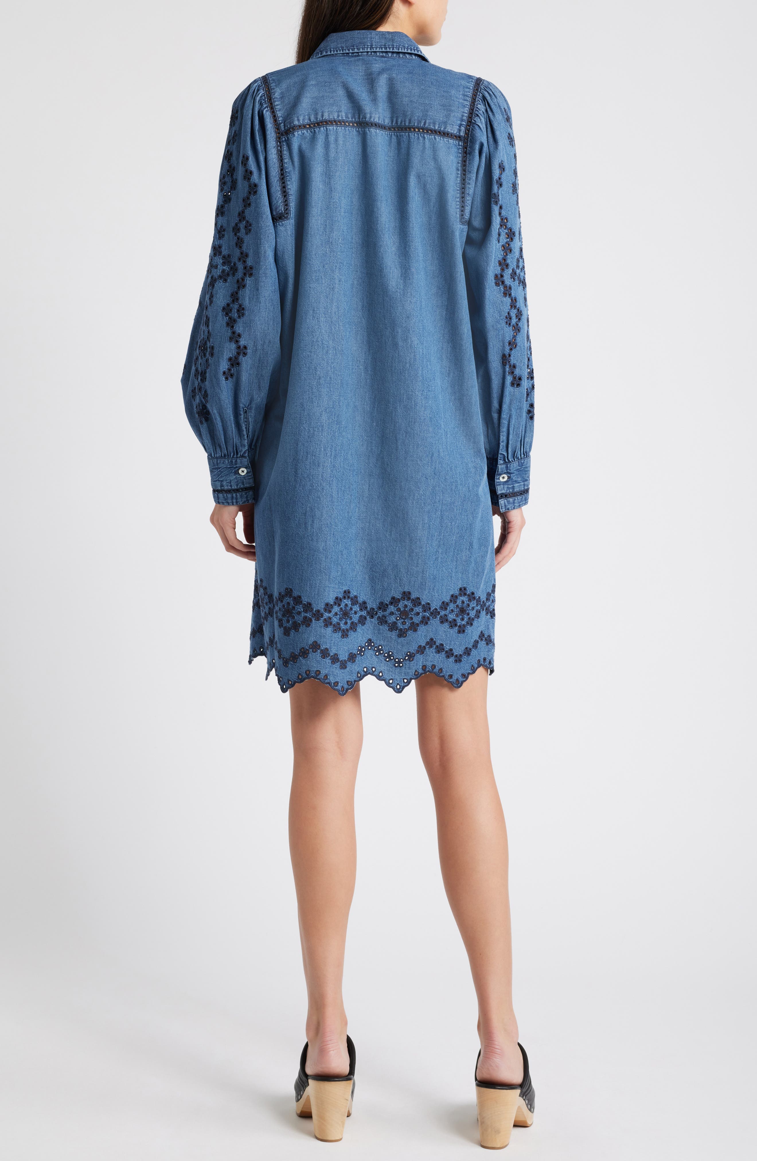 Fernanda Long Sleeve Denim Dress - image 2