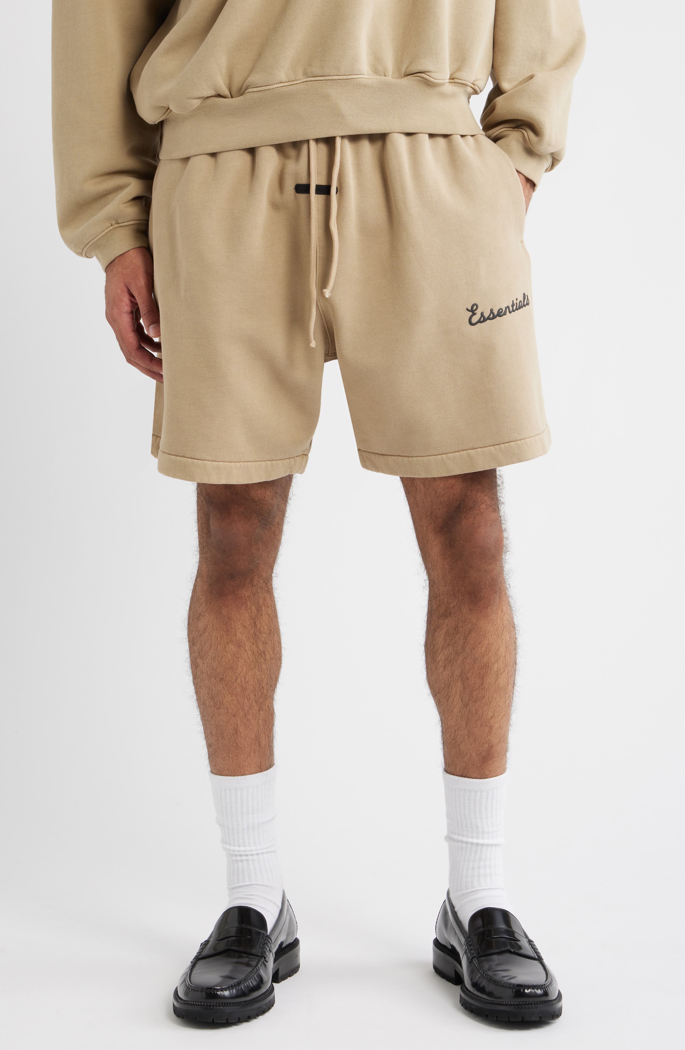 Classic Fit Training Logo Sweat Shorts - image 1