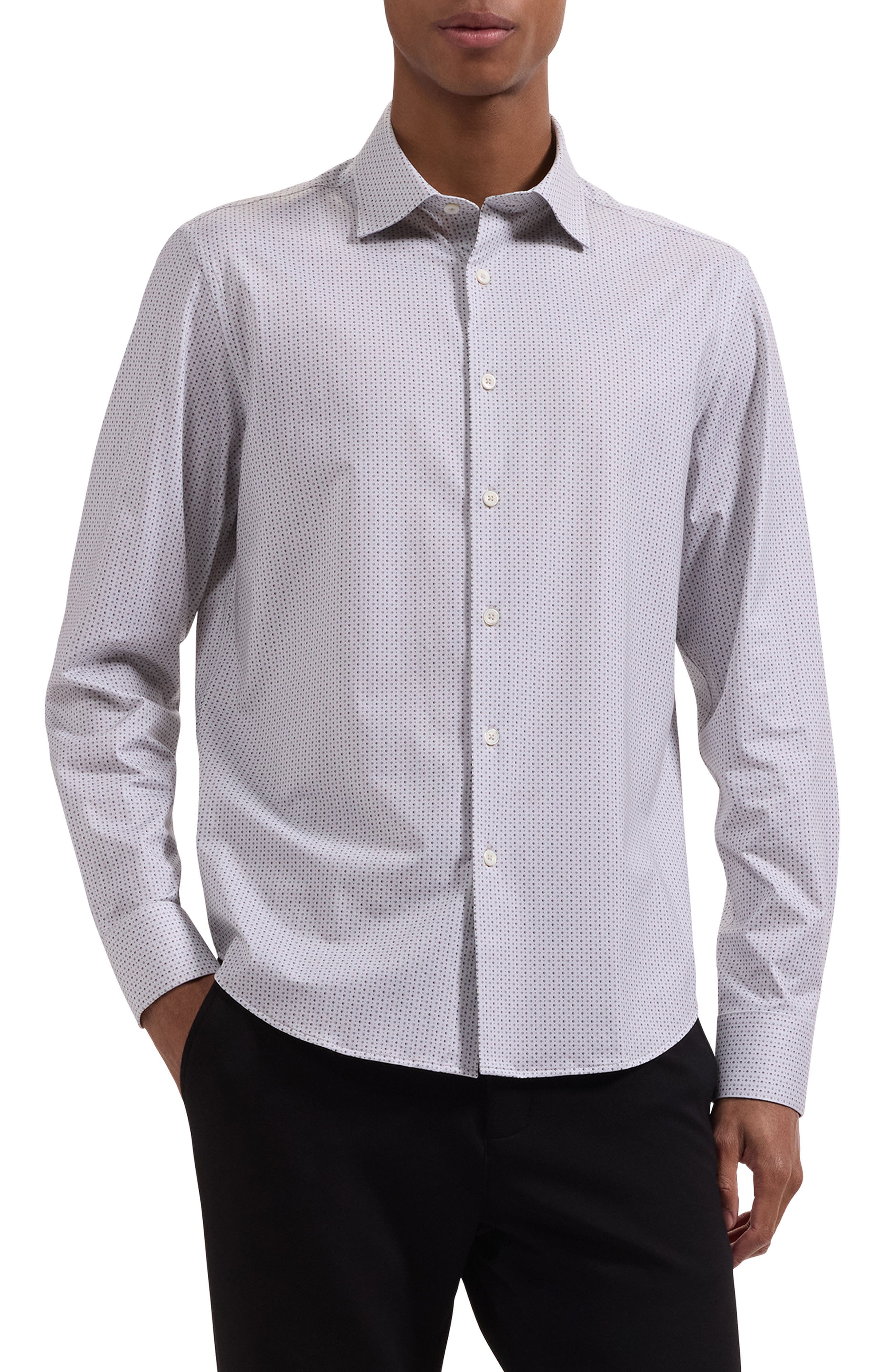 James OoohCotton Geometric Print Button-Up Shirt - image 1