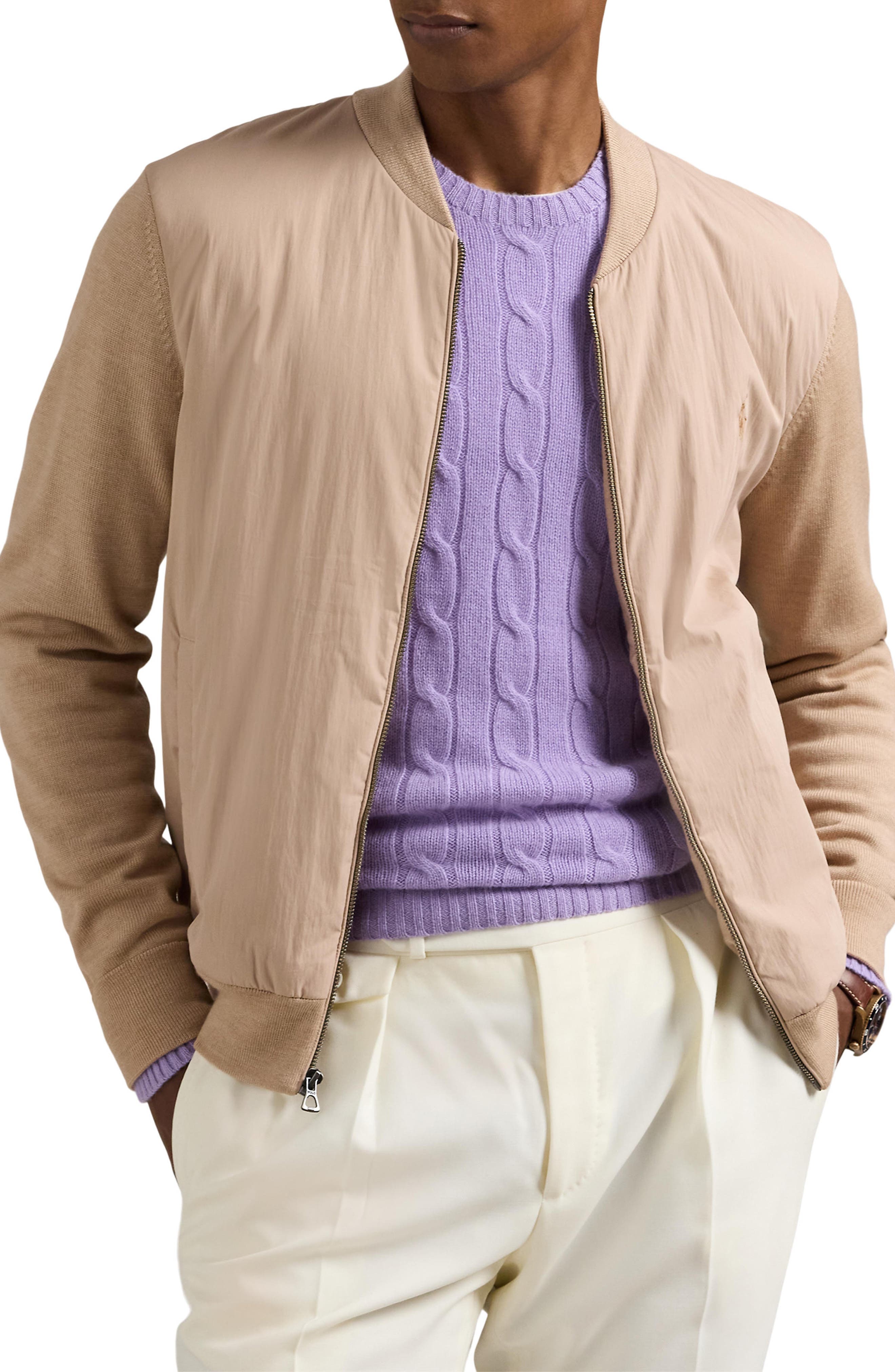 Wool Blend Zip-Up Jacket - image 1