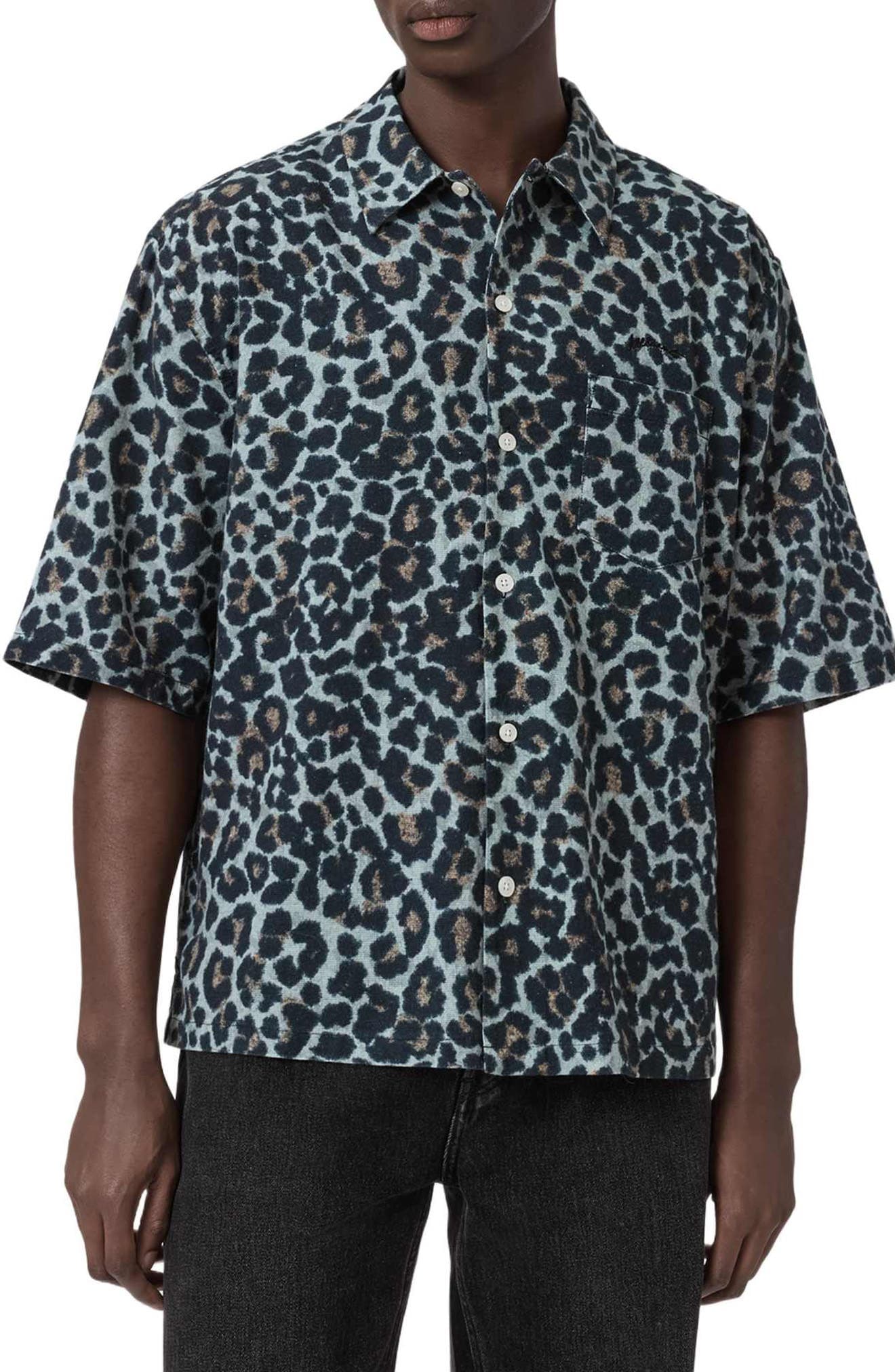Silesia Leo Short Sleeve Button-Up Shirt - image 1