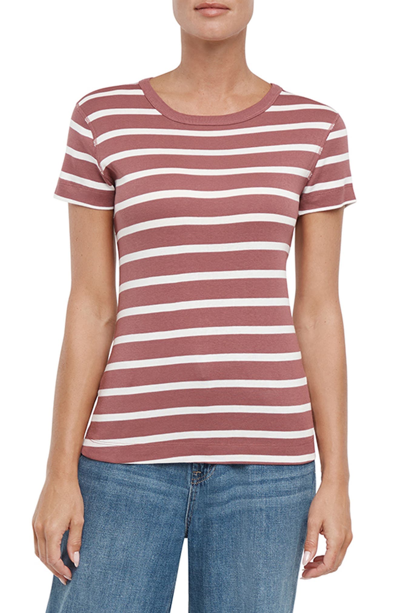 Cotton Crewneck T-Shirt - image 1
