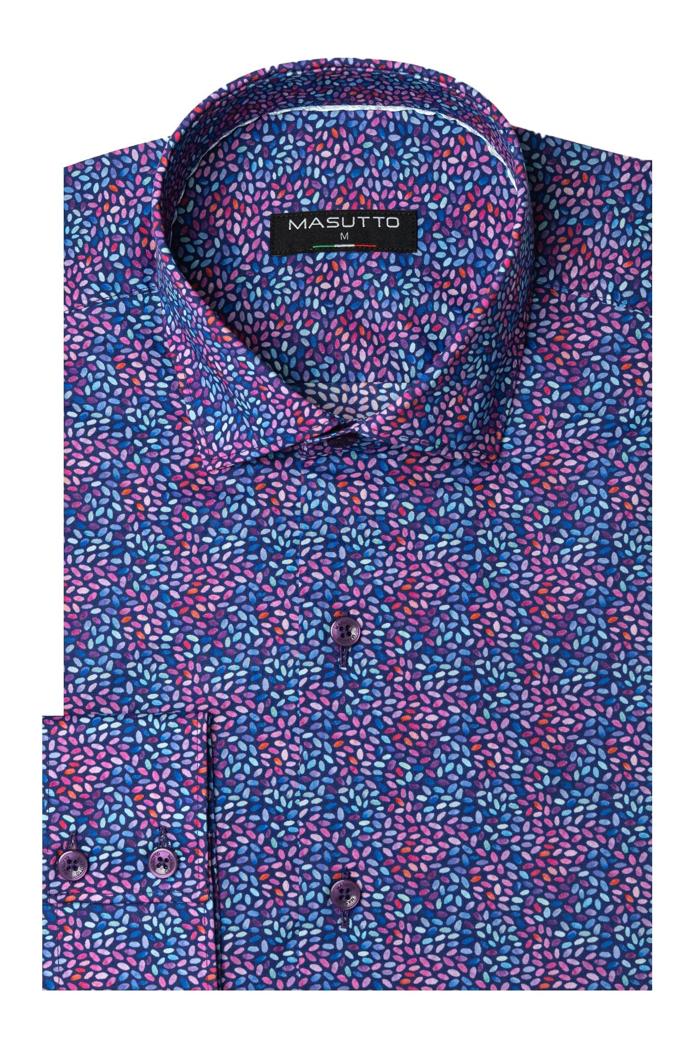 Bitto Print Button-Up Long Sleeve Shirt - image 2