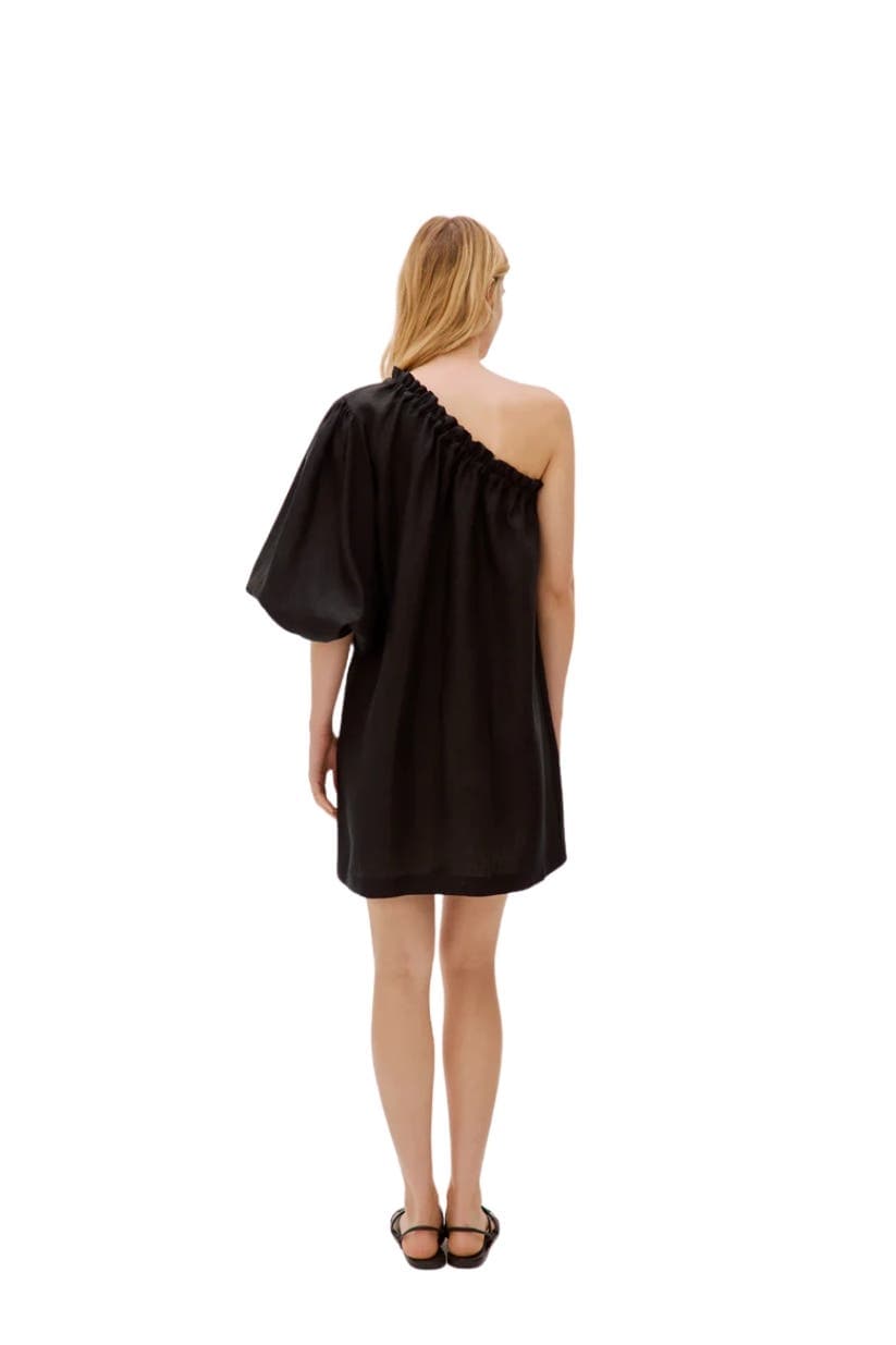 Florence Linen One Sleeve Dress - image 2