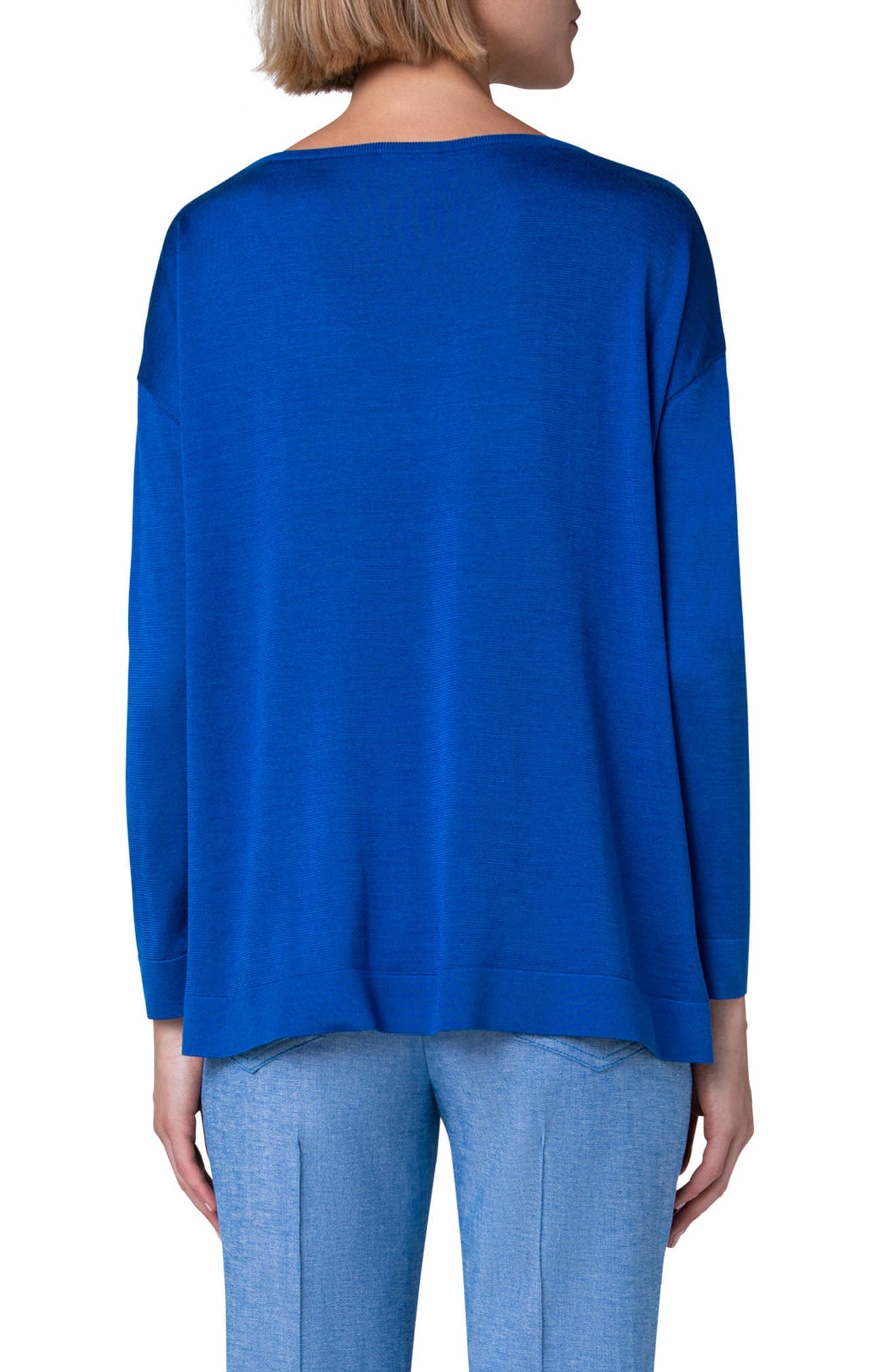 Flowers at Home Silk Sweater - image 2