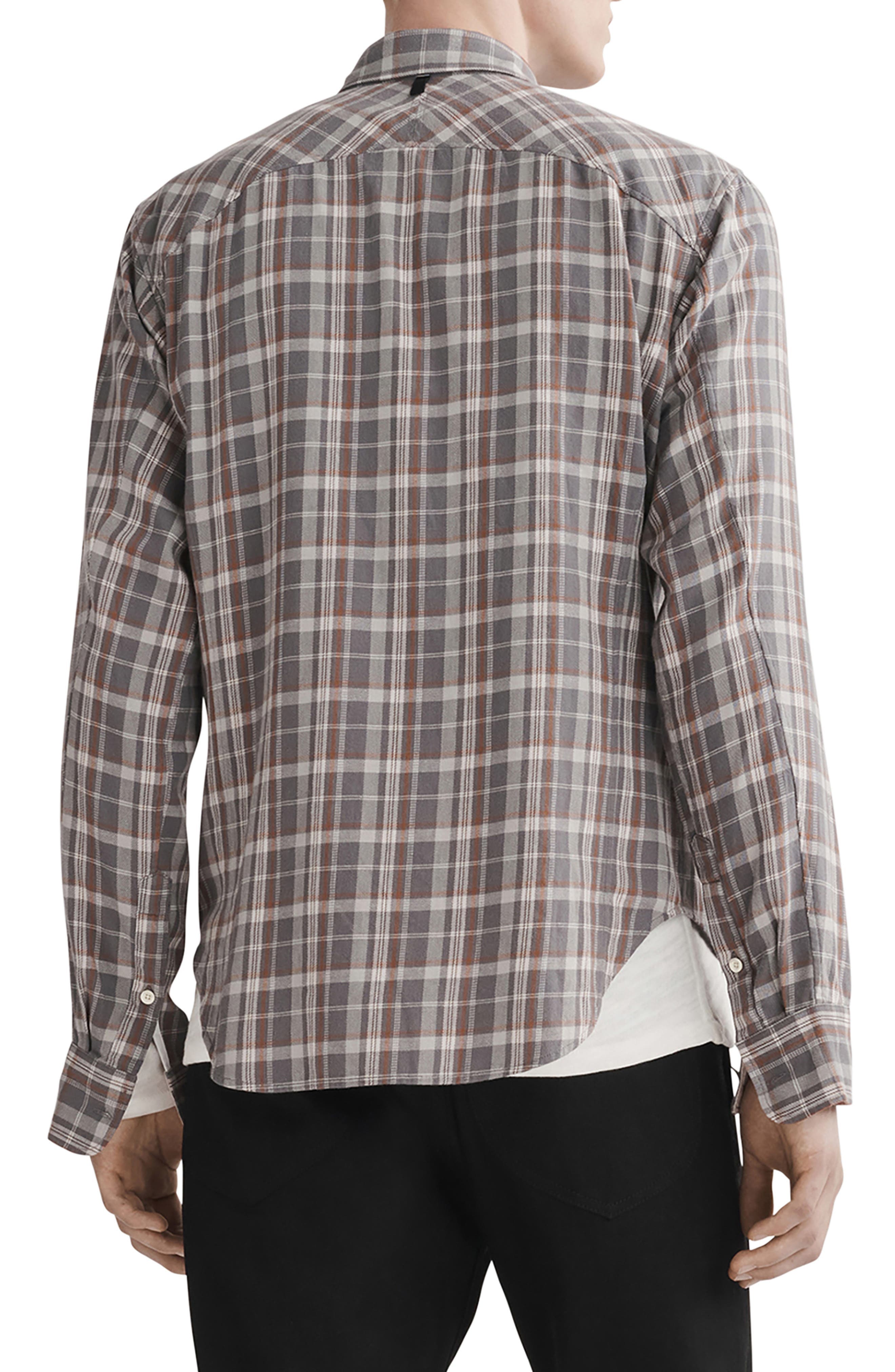 Fit 2 Plaid Cotton Button-Up Shirt - image 2