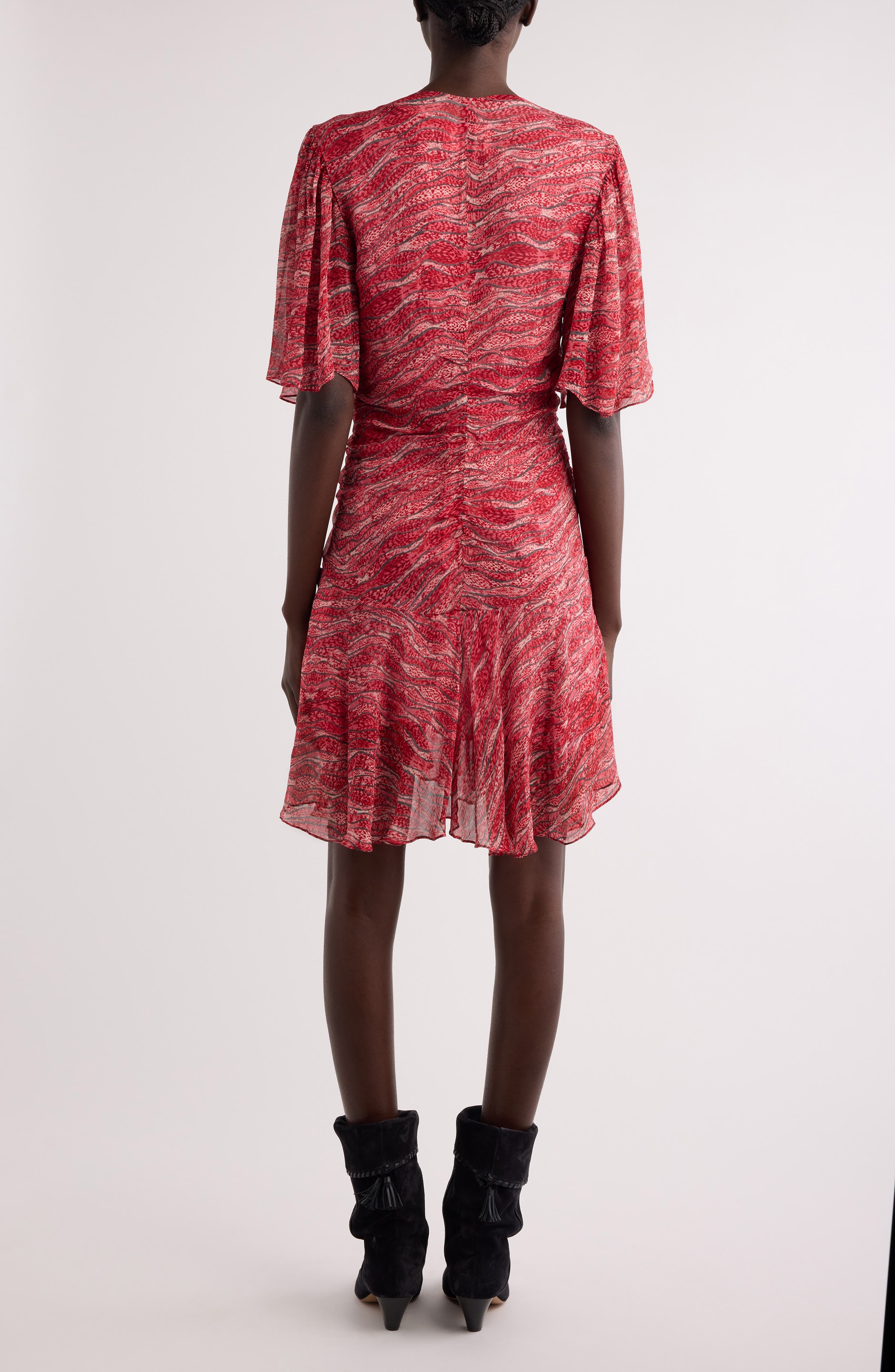 Vivienne Abstract Print Georgette Dress - image 2