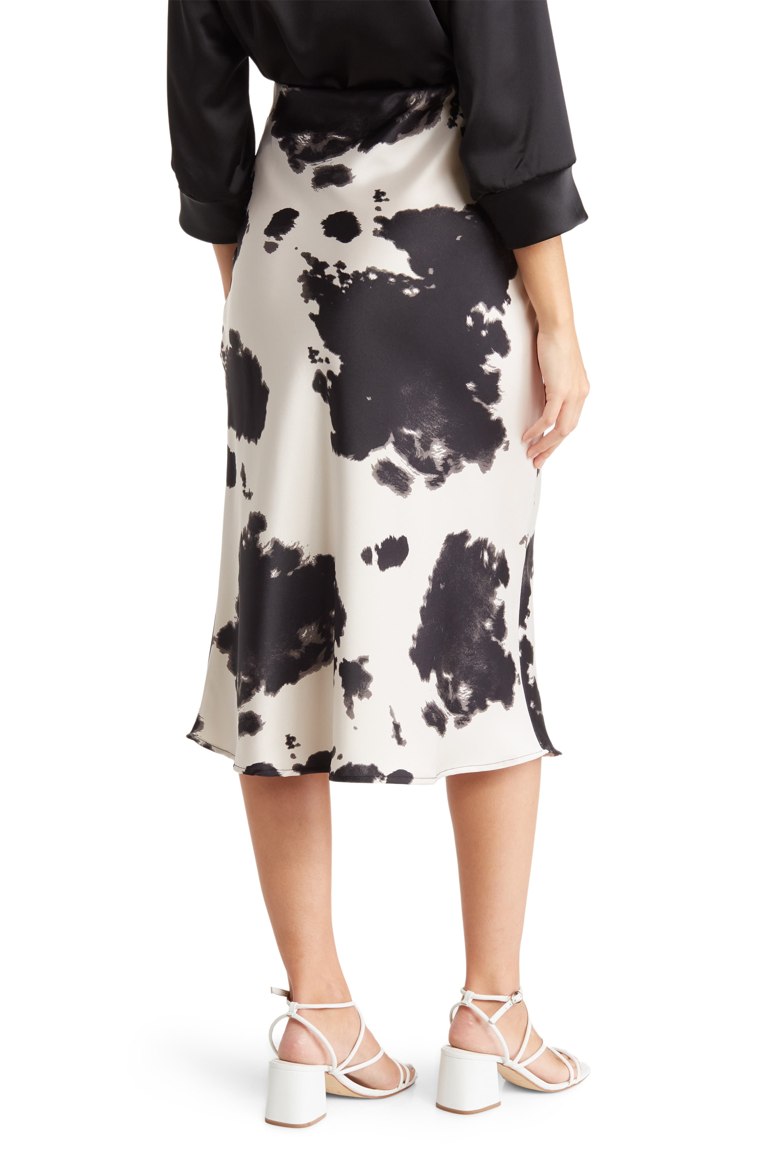 Cow Print Midi Skirt - image 2