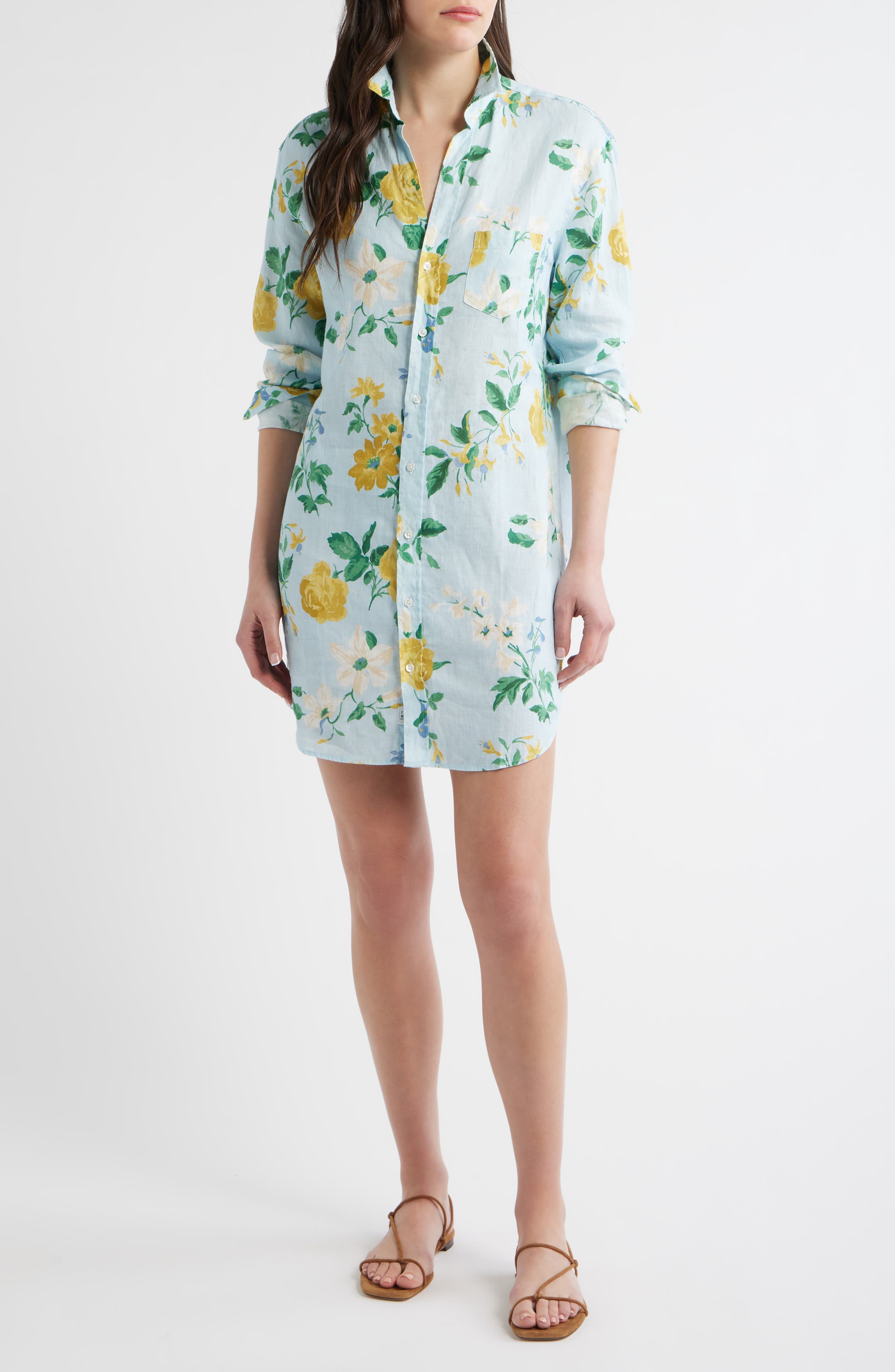 Mary Classic Long Sleeve Shirtdress - image 3