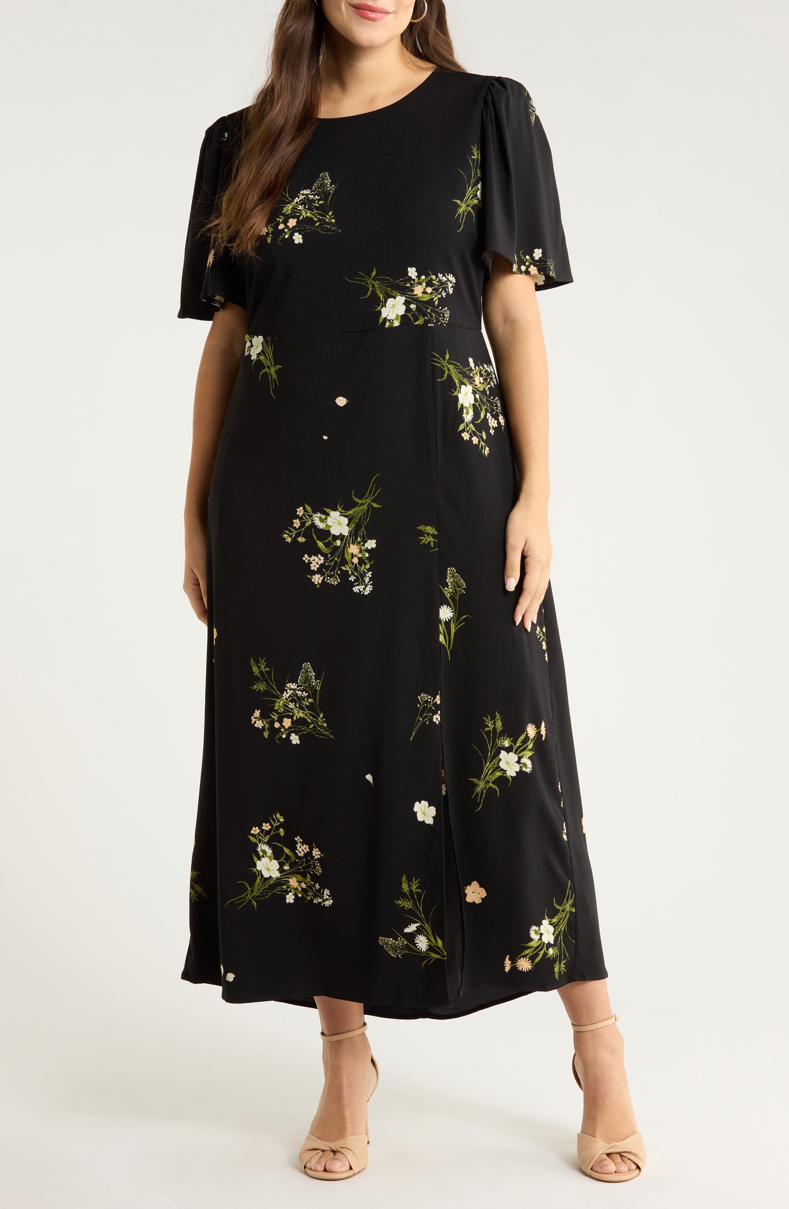Jenna Floral Print Maxi Dress - image 1