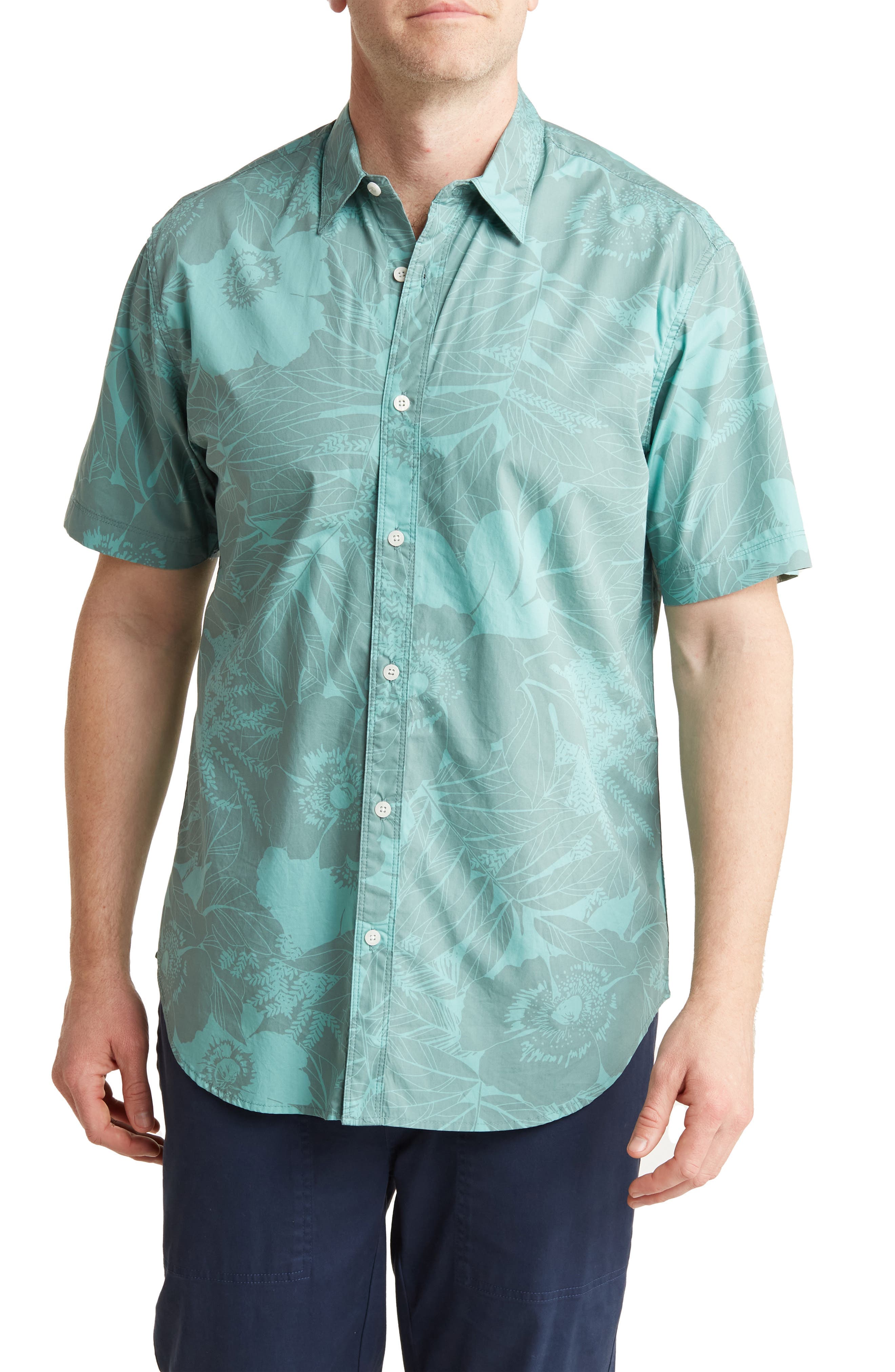 Astor Printed Short Sleeve Shirt - image 1