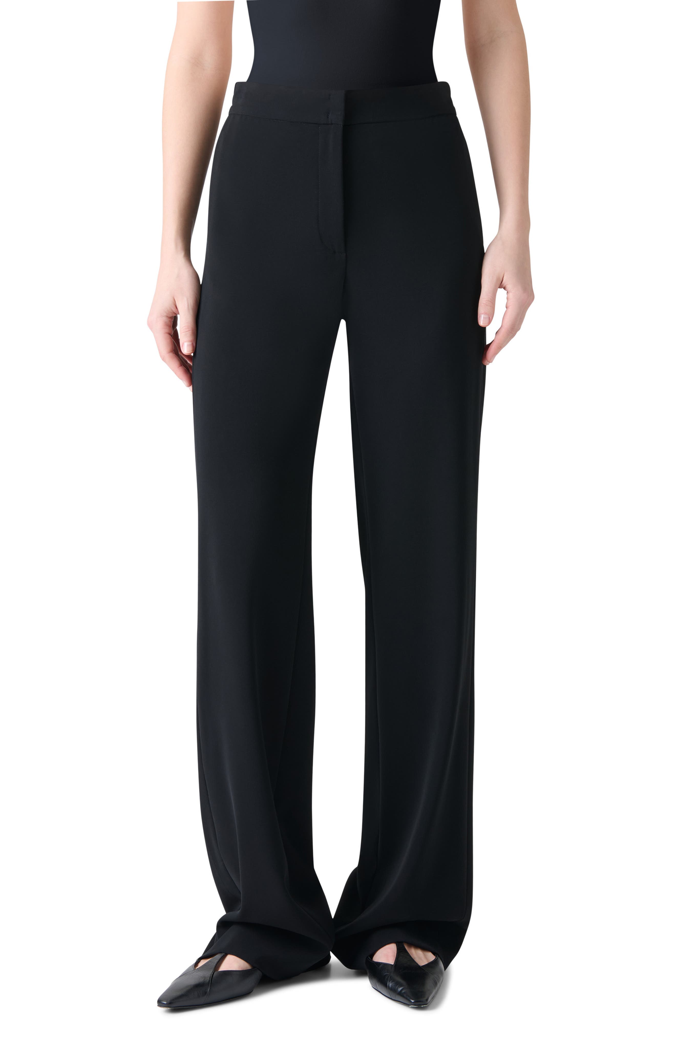 Marla Crepe Flare Pants - image 1