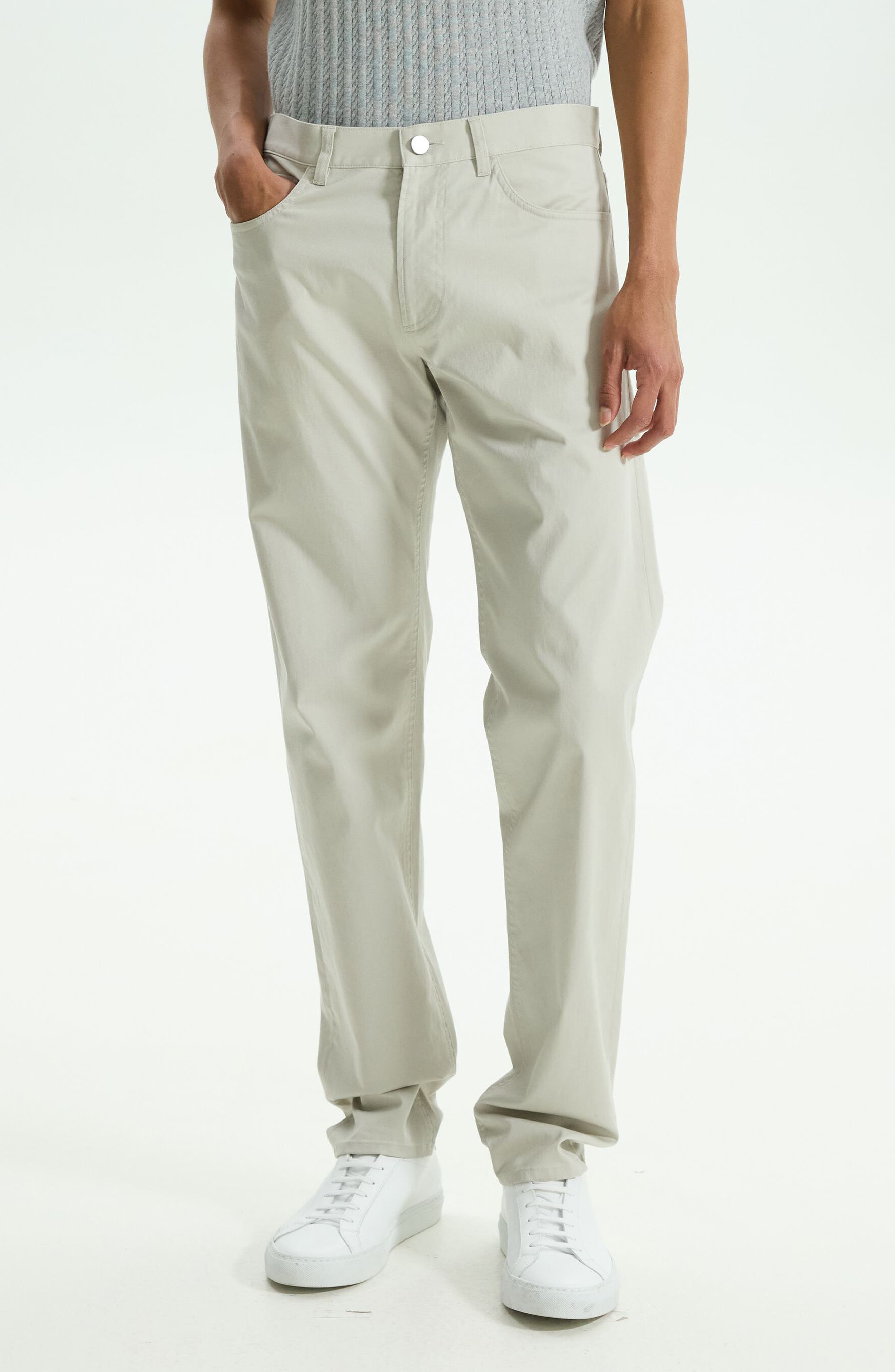 Zaine Slim Straight Stretch Five Pocket Pants - image 1
