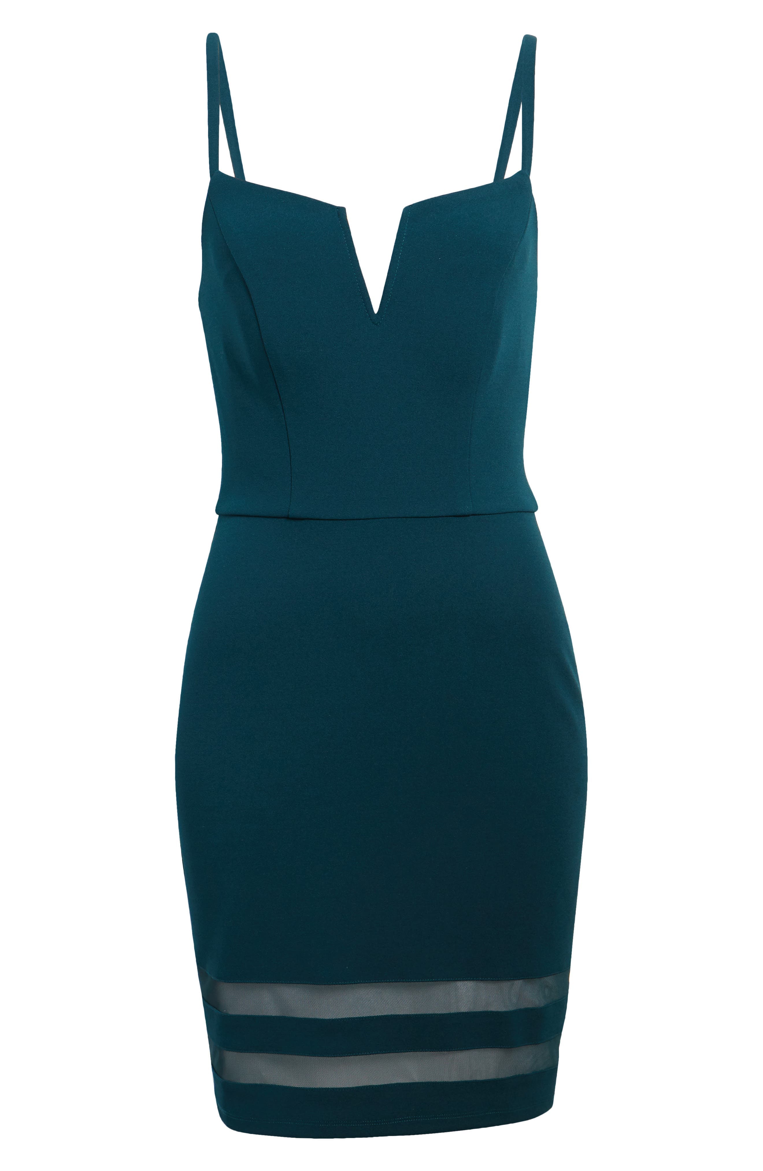 Illusion Stripe Body-Con Dress - image 1