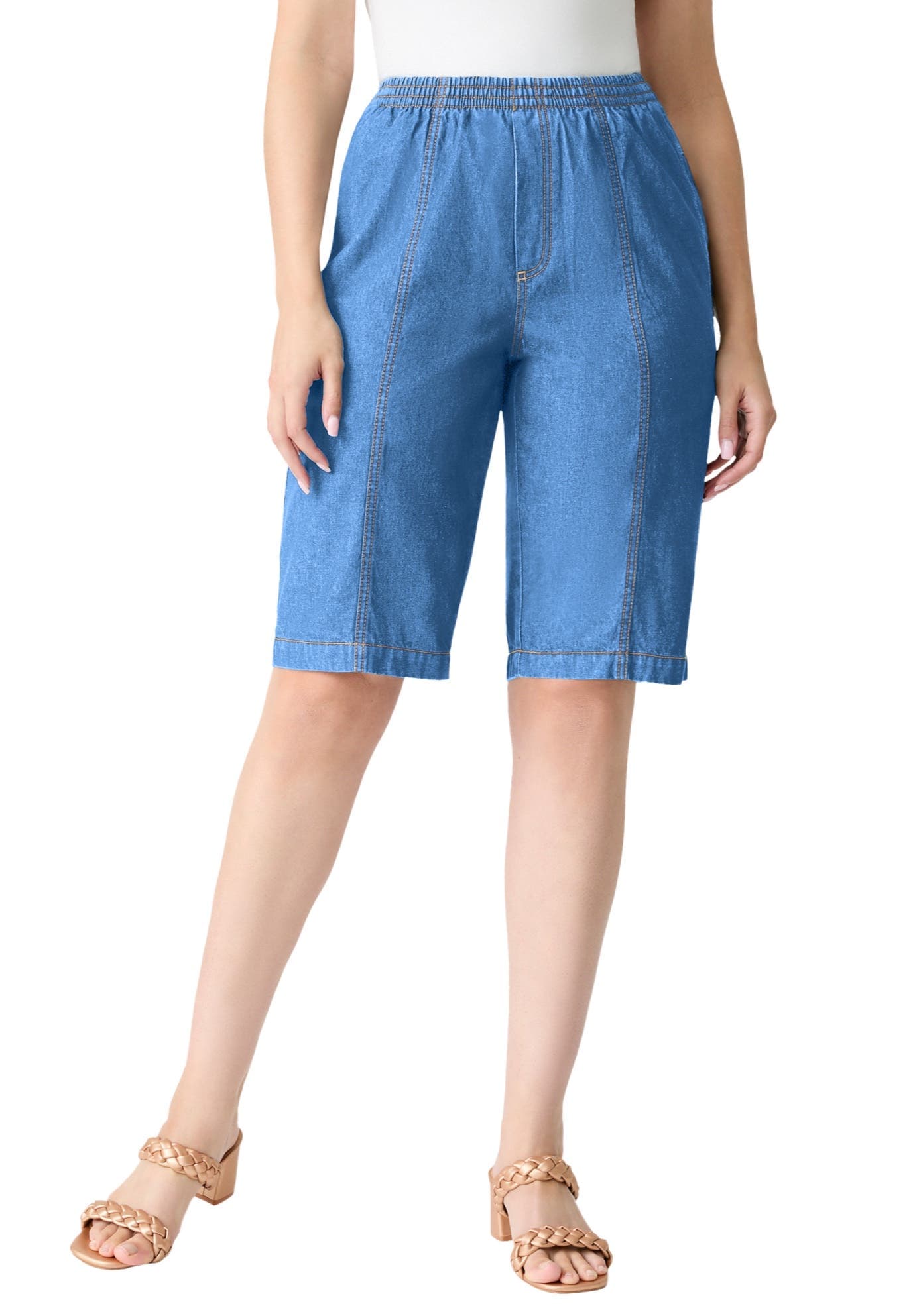 Plus Size Easy-Wear Bermuda Short - image 5