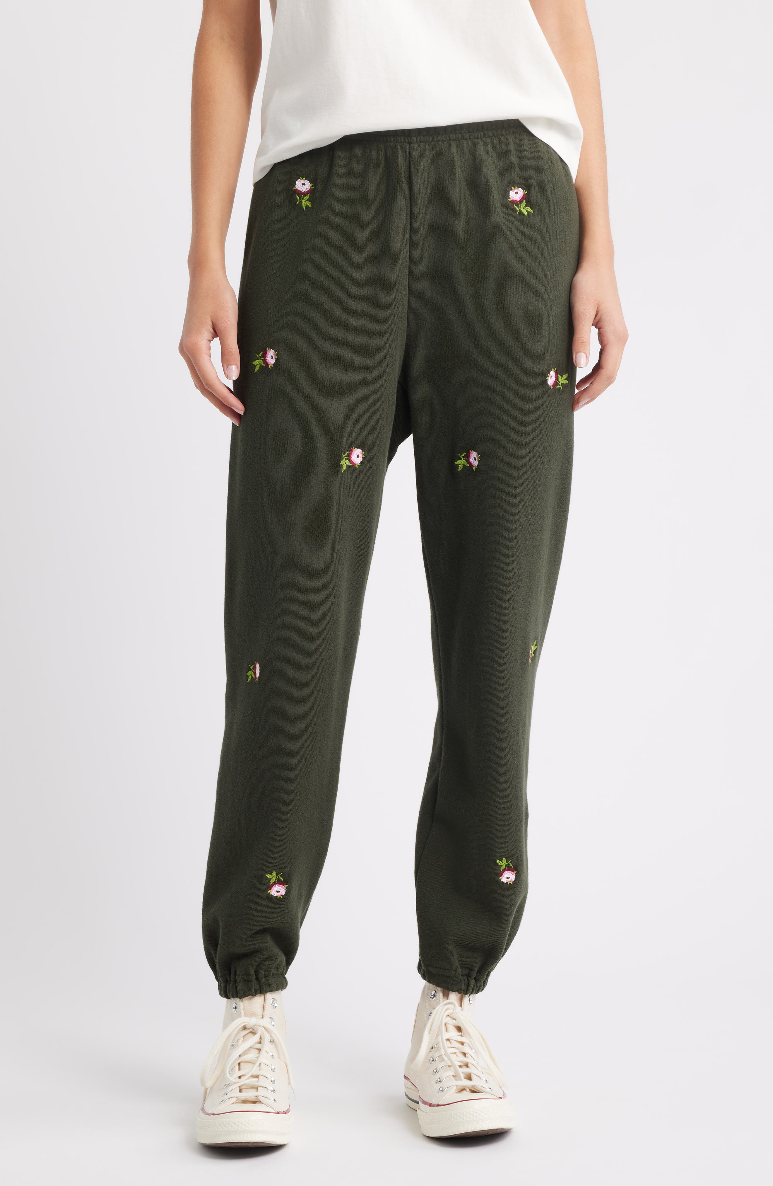 The Stadium Embroidered Cotton Sweatpants - image 1
