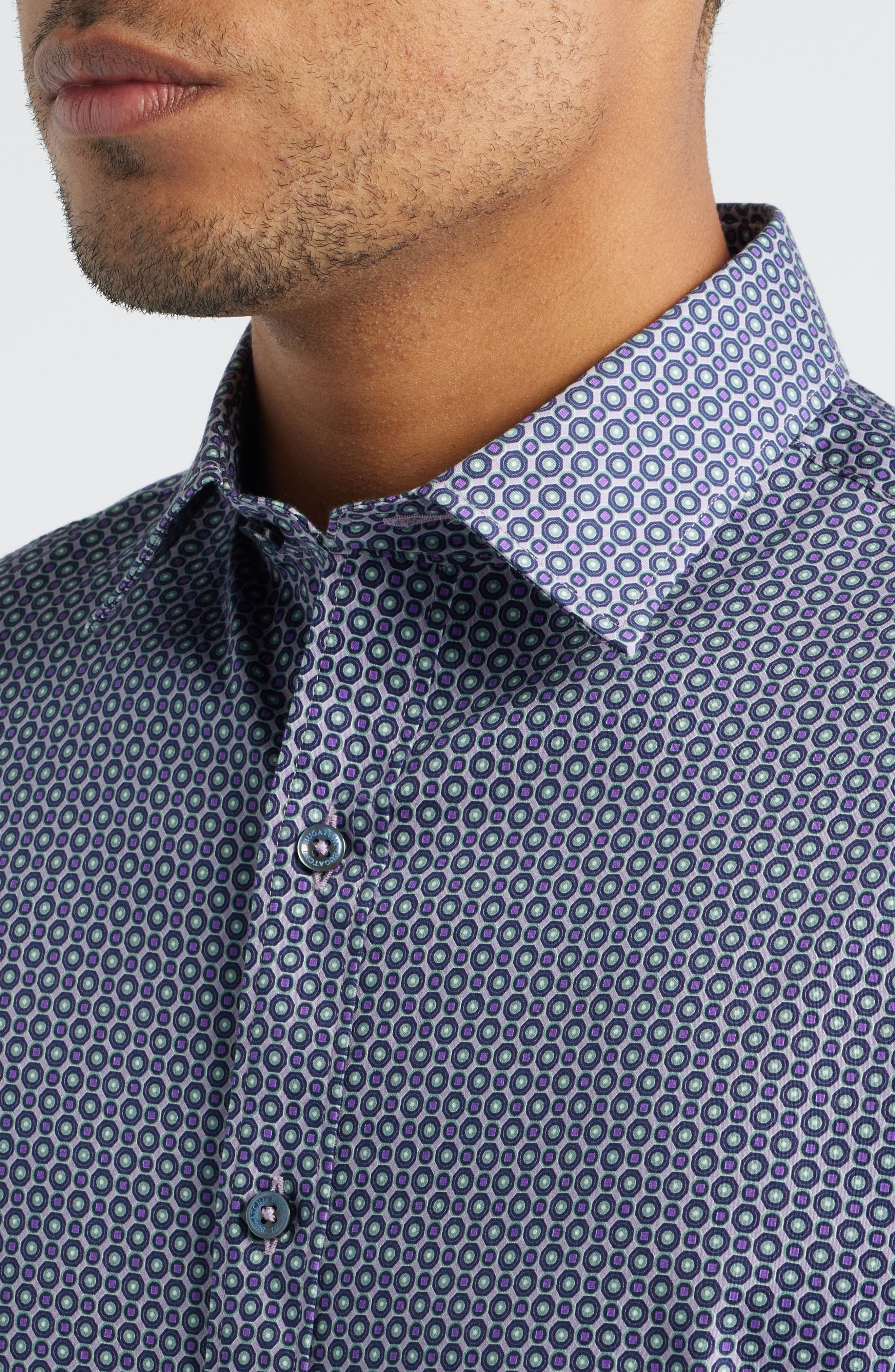 Julian Shaped Fit Button-Up Shirt - image 2