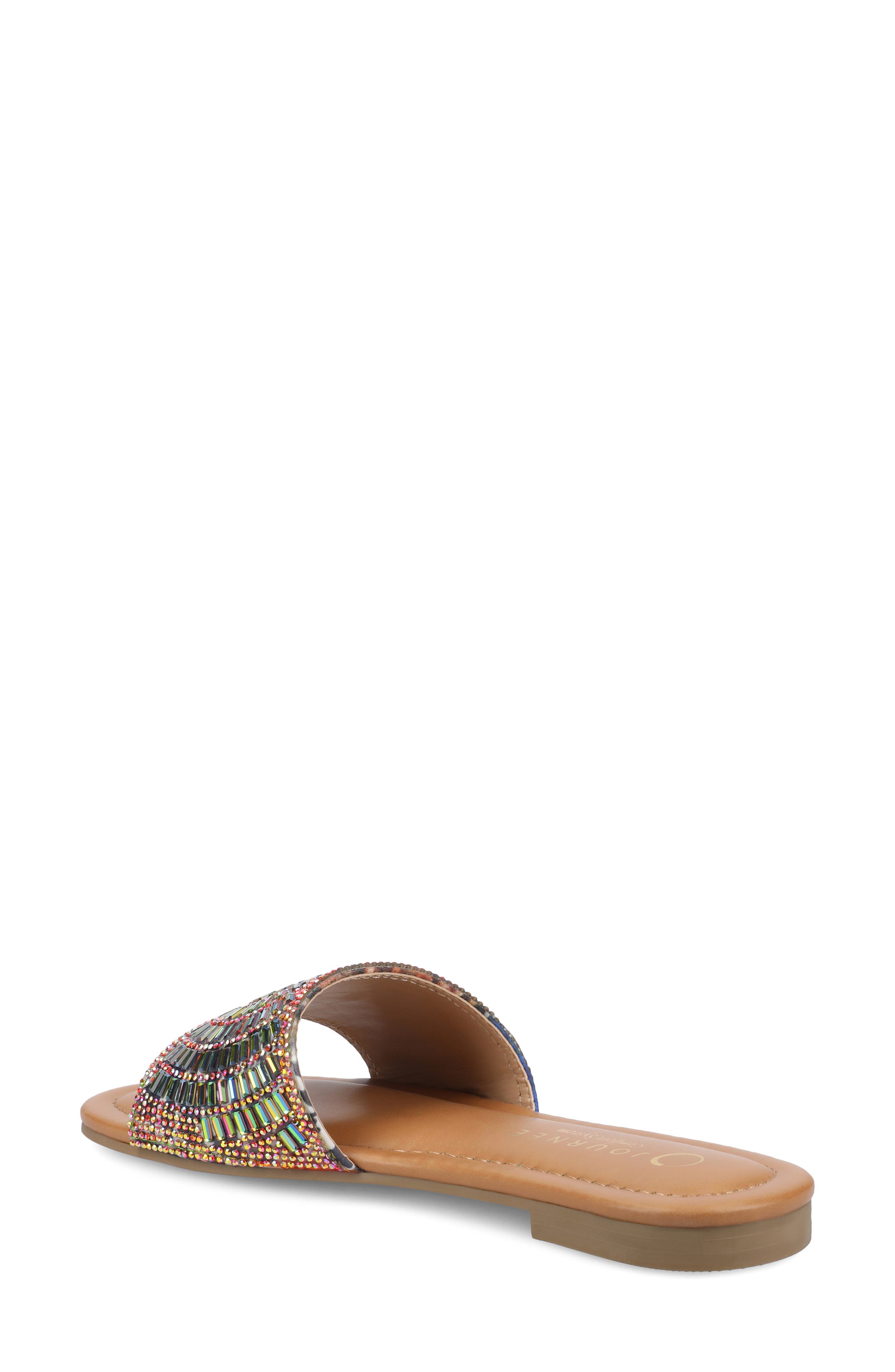 Maria Crystal Embellished Slide Sandal - image 4