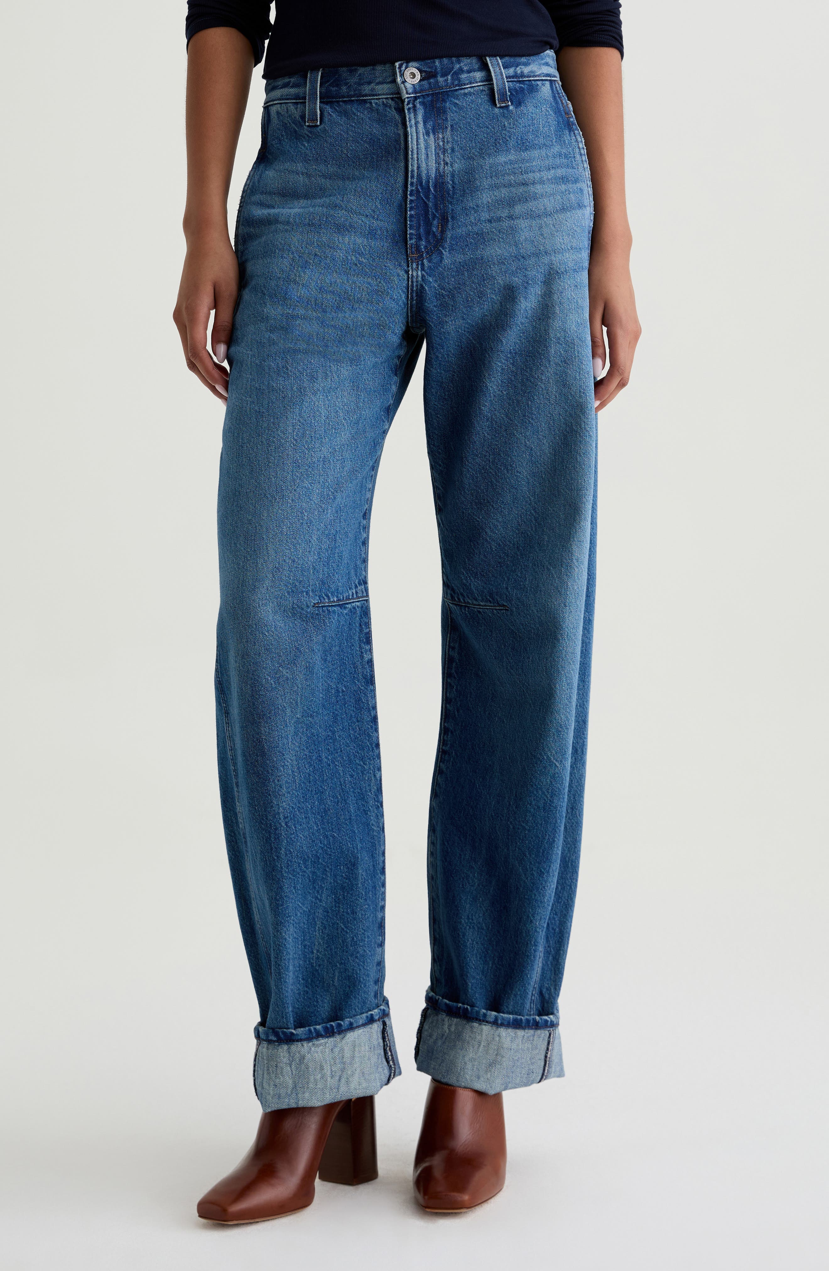 Mercer Cuffed Barrel Jeans - image 1