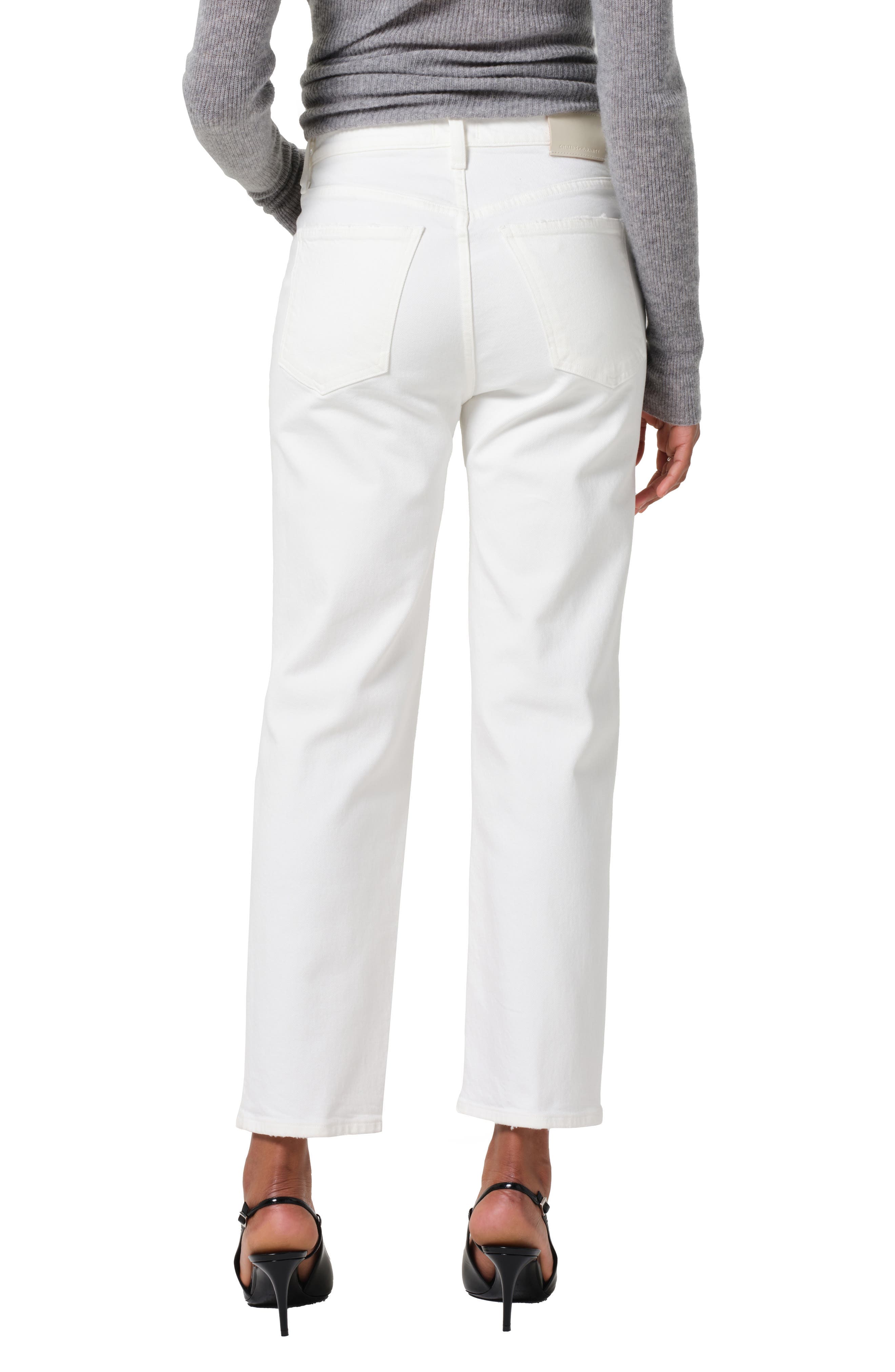 Palma High Waist Ankle Straight Leg Jeans - image 2